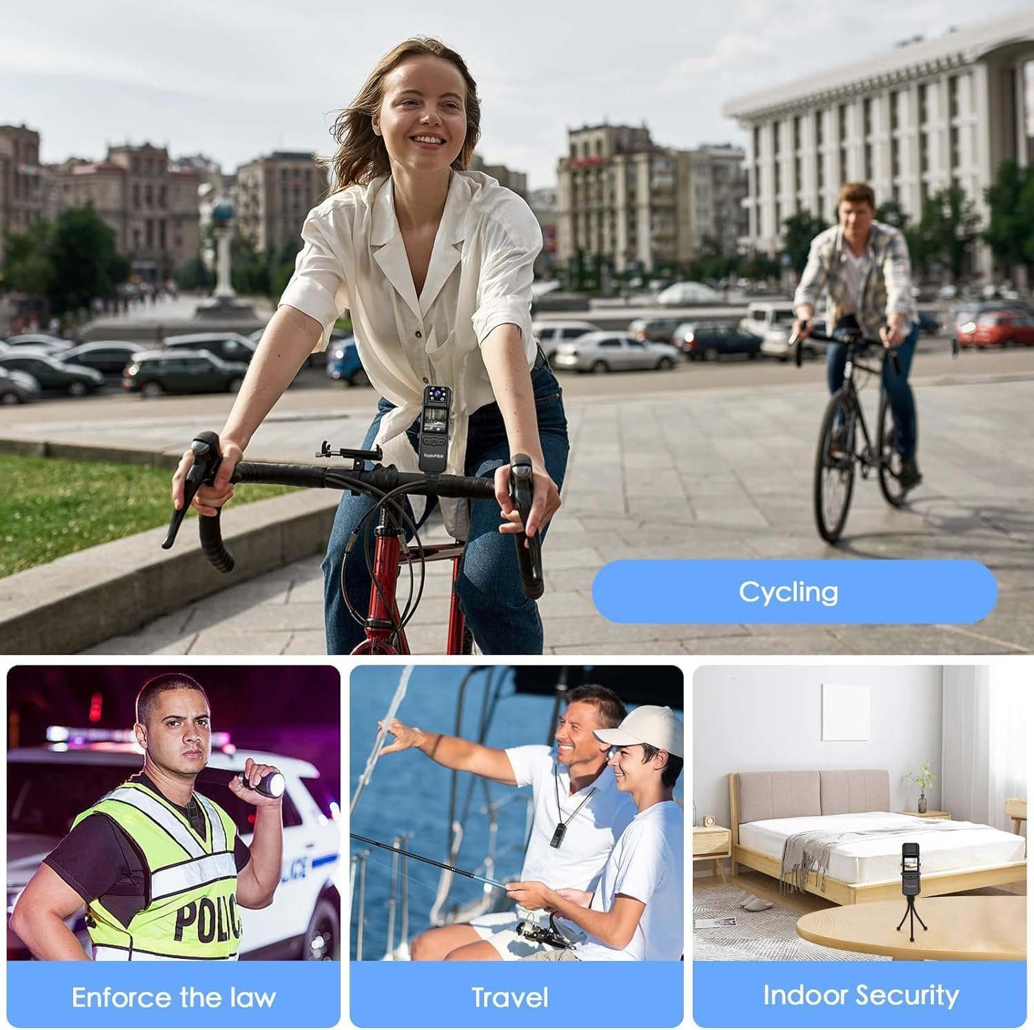 1080P Body Camera: Compact, Durable & Action-Ready Cam! - Image 3