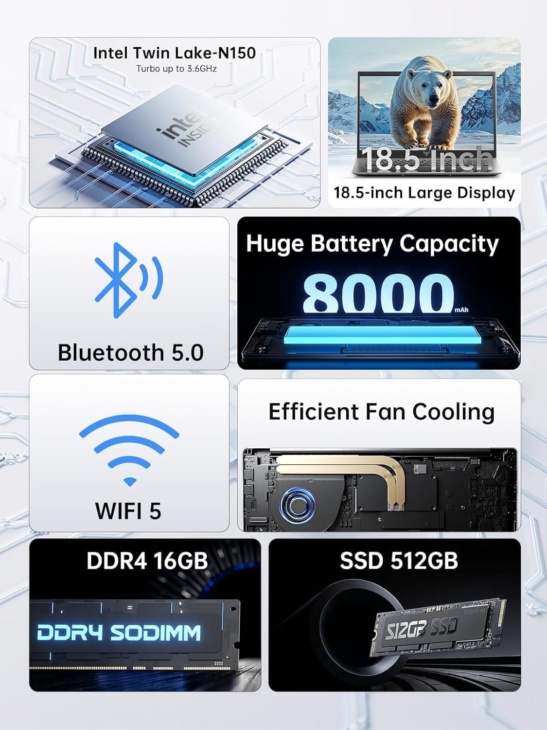 2025 18.5-Inch Laptop: Power for Business & Students! - Image 3