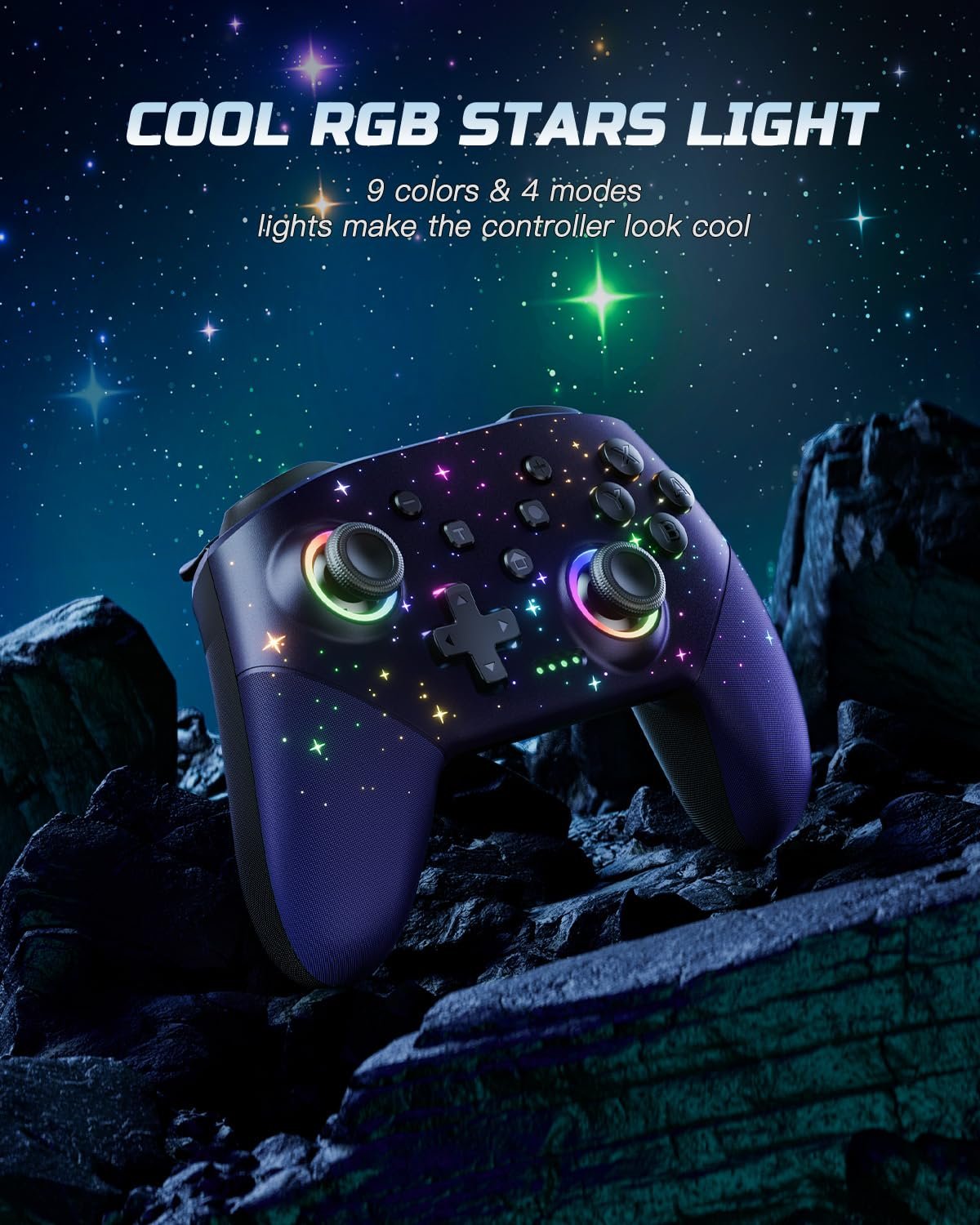 VOYEE Switch Controller: RGB Wireless Fun for All Platforms! - Image 3