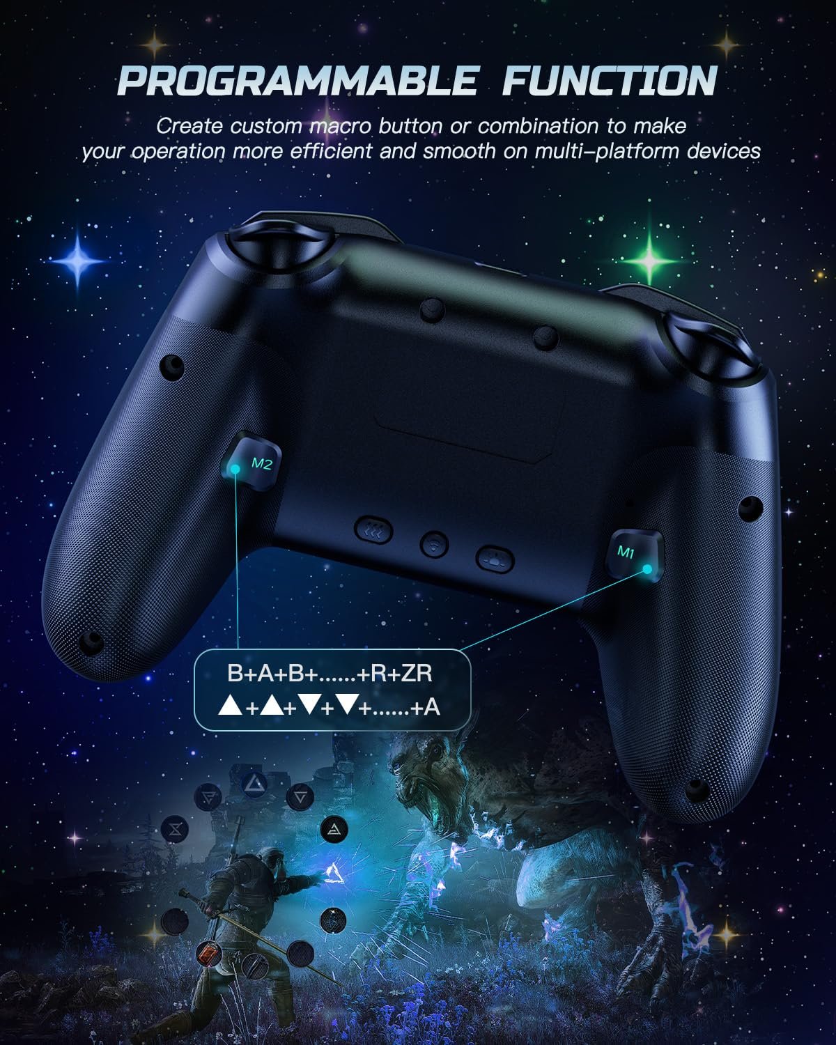 VOYEE Switch Controller: RGB Wireless Fun for All Platforms! - Image 5