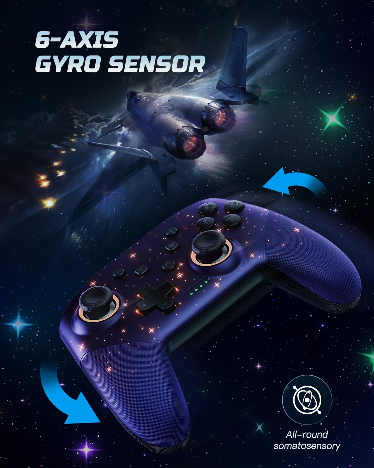 VOYEE Switch Controller: RGB Wireless Fun for All Platforms! - Image 6