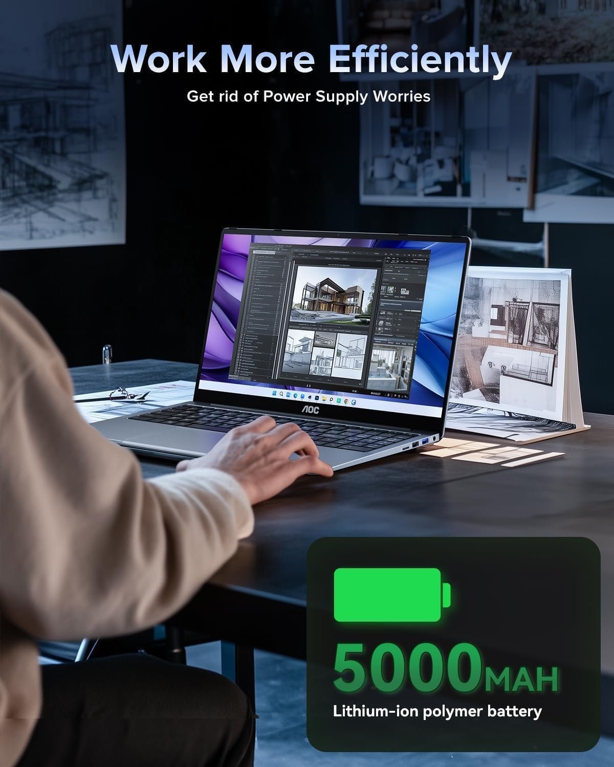 Unleash Power: AOC 2025 Laptop with Intel N95 & 16GB RAM! - Image 9