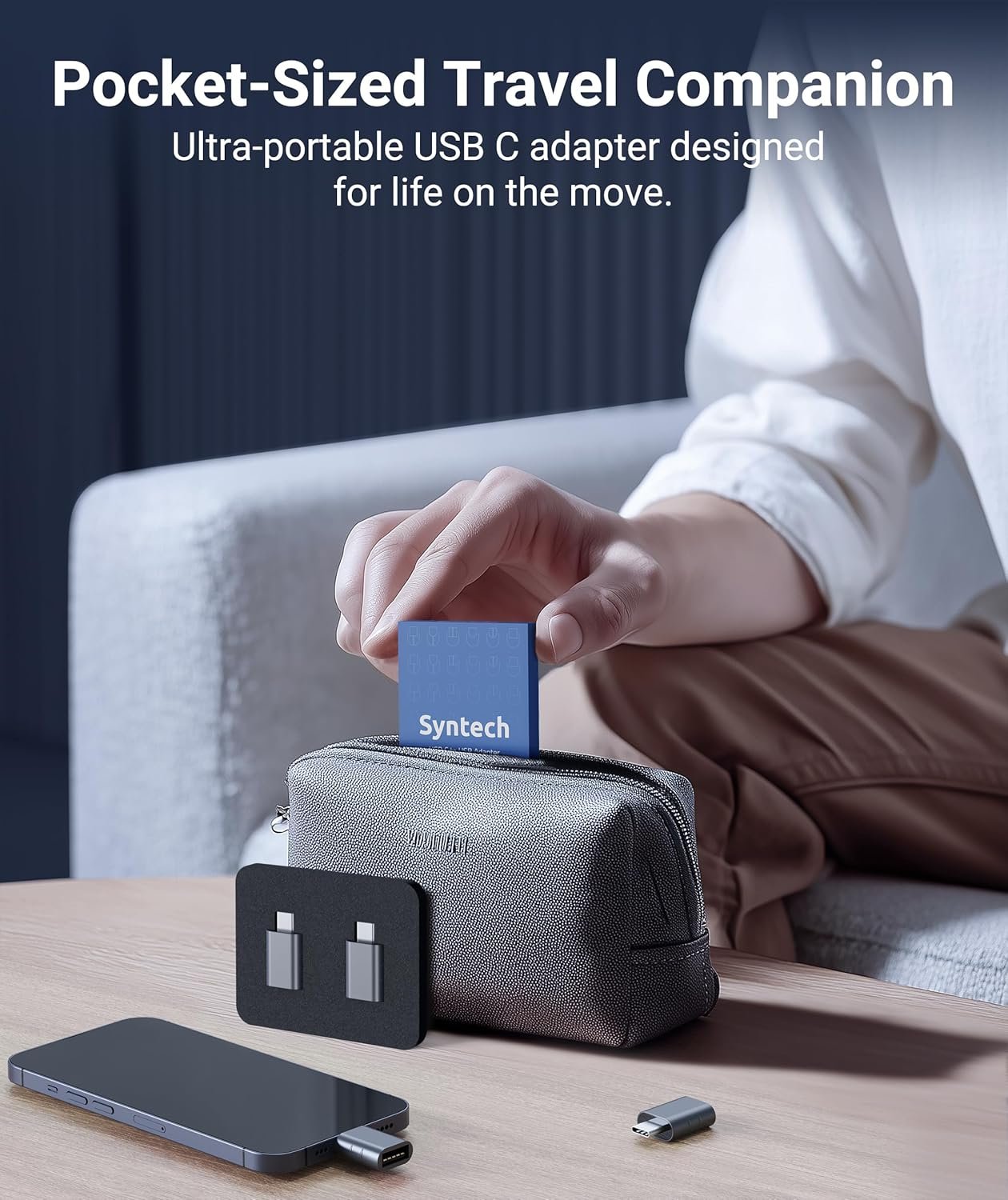 Unlock Fast Charging: Syntech USB C to USB Adapter Pack of 2 - Image 9