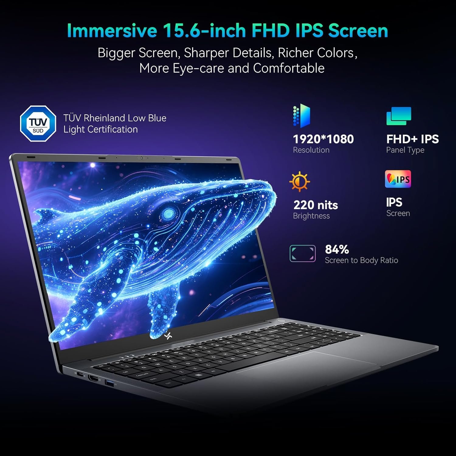 Power Up Your Studies: Huidun 2025 Laptop with 4K FHD! - Image 7