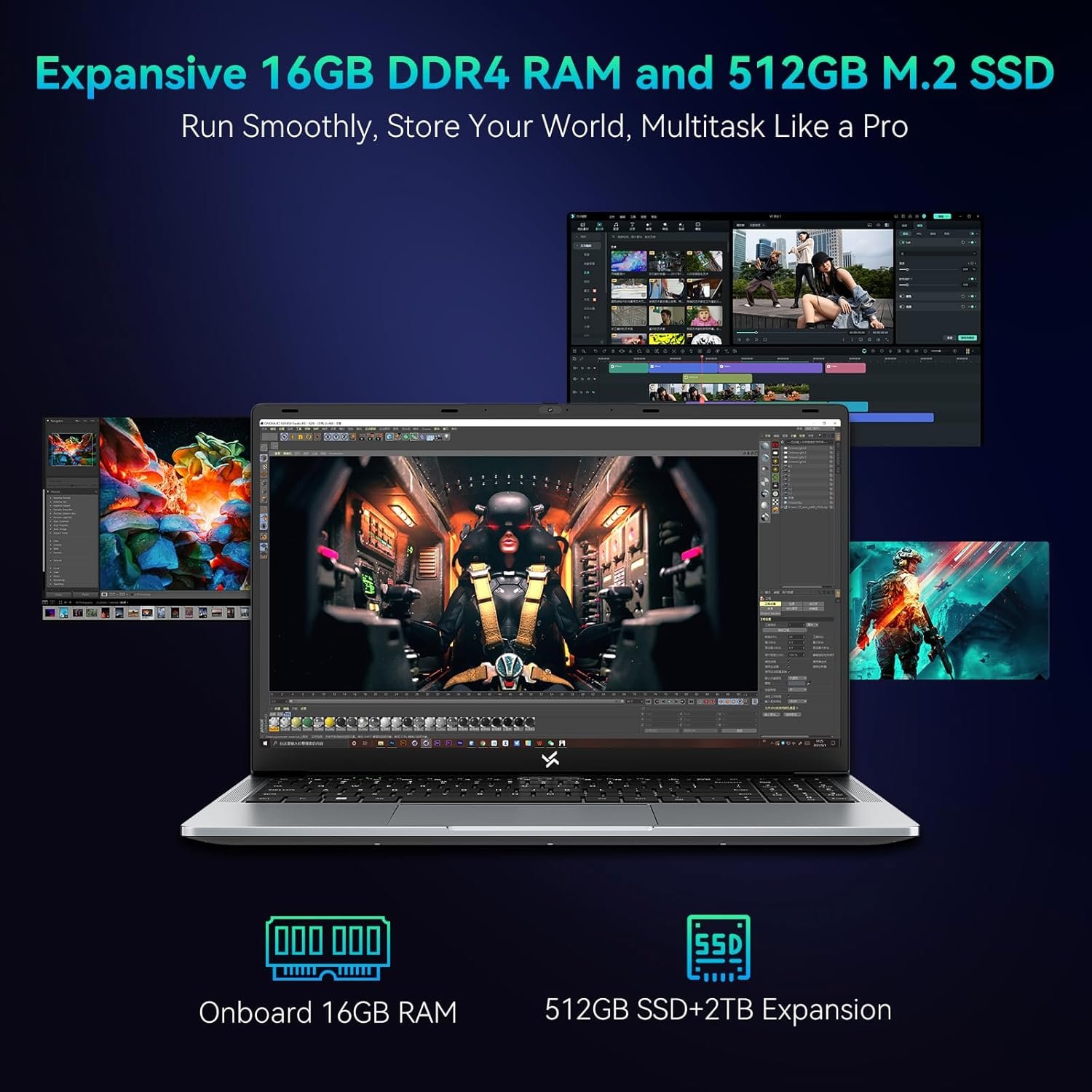 Power Up Your Studies: Huidun 2025 Laptop with 4K FHD! - Image 8