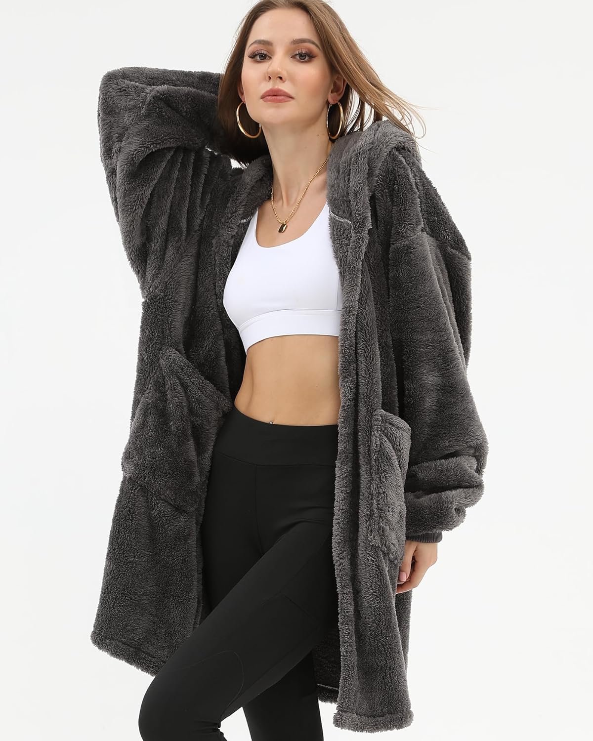 Cozy Up with Argstar Oversized Fleece Blanket Hoodie! - Image 7