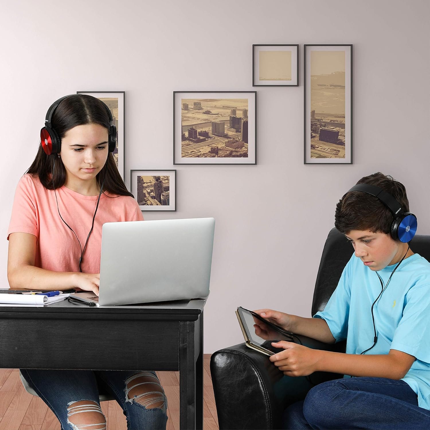 Colorful Kids Headphones Bulk 5 Pack: Perfect for School & Travel! - Image 6