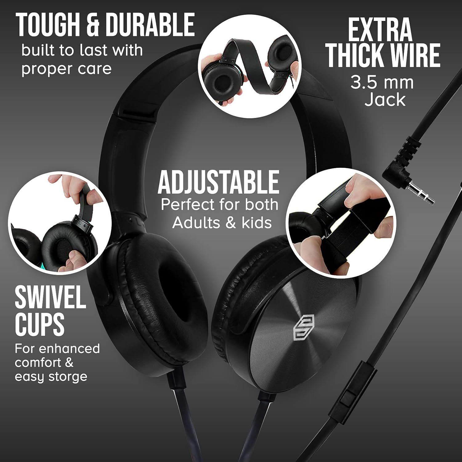 Premium Classroom Headphone & Mic Set: Perfect for E-Learning! - Image 4