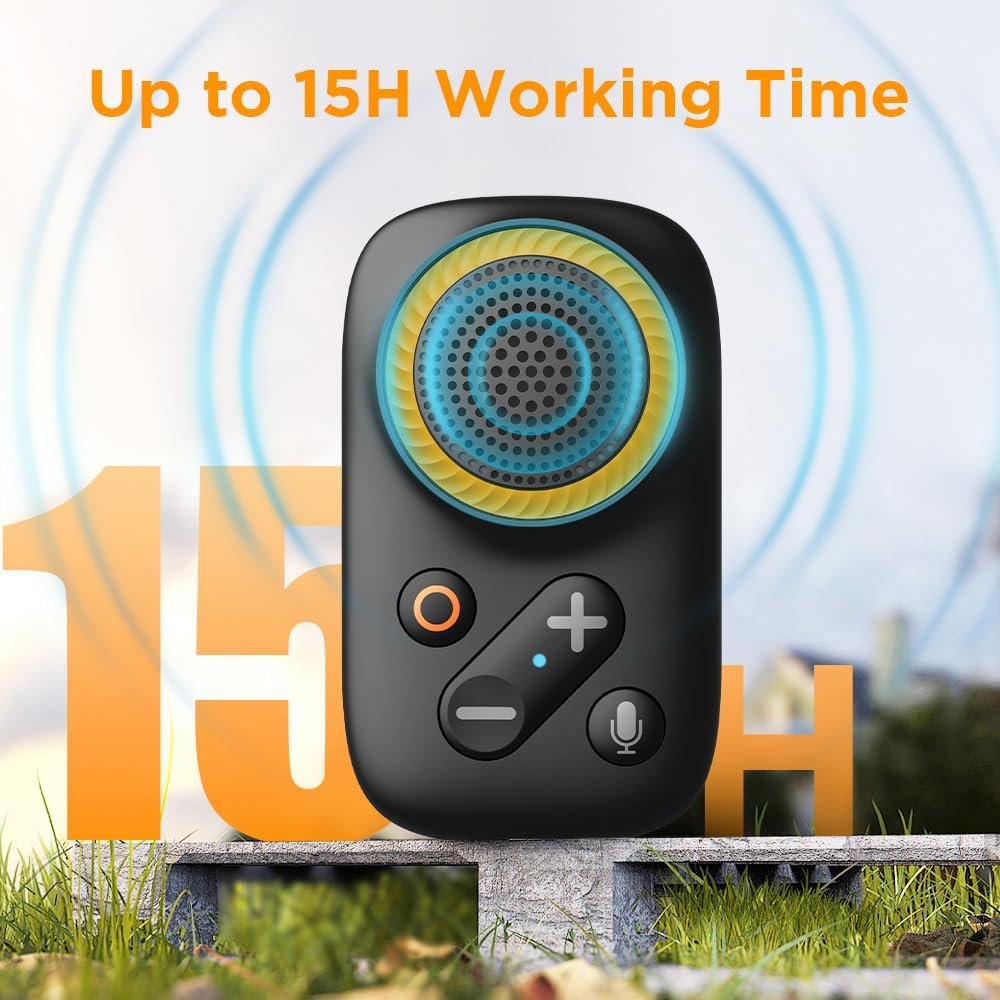 Clip-On Bluetooth Speaker: Hands-Free Calls & 15H Playtime! - Image 6