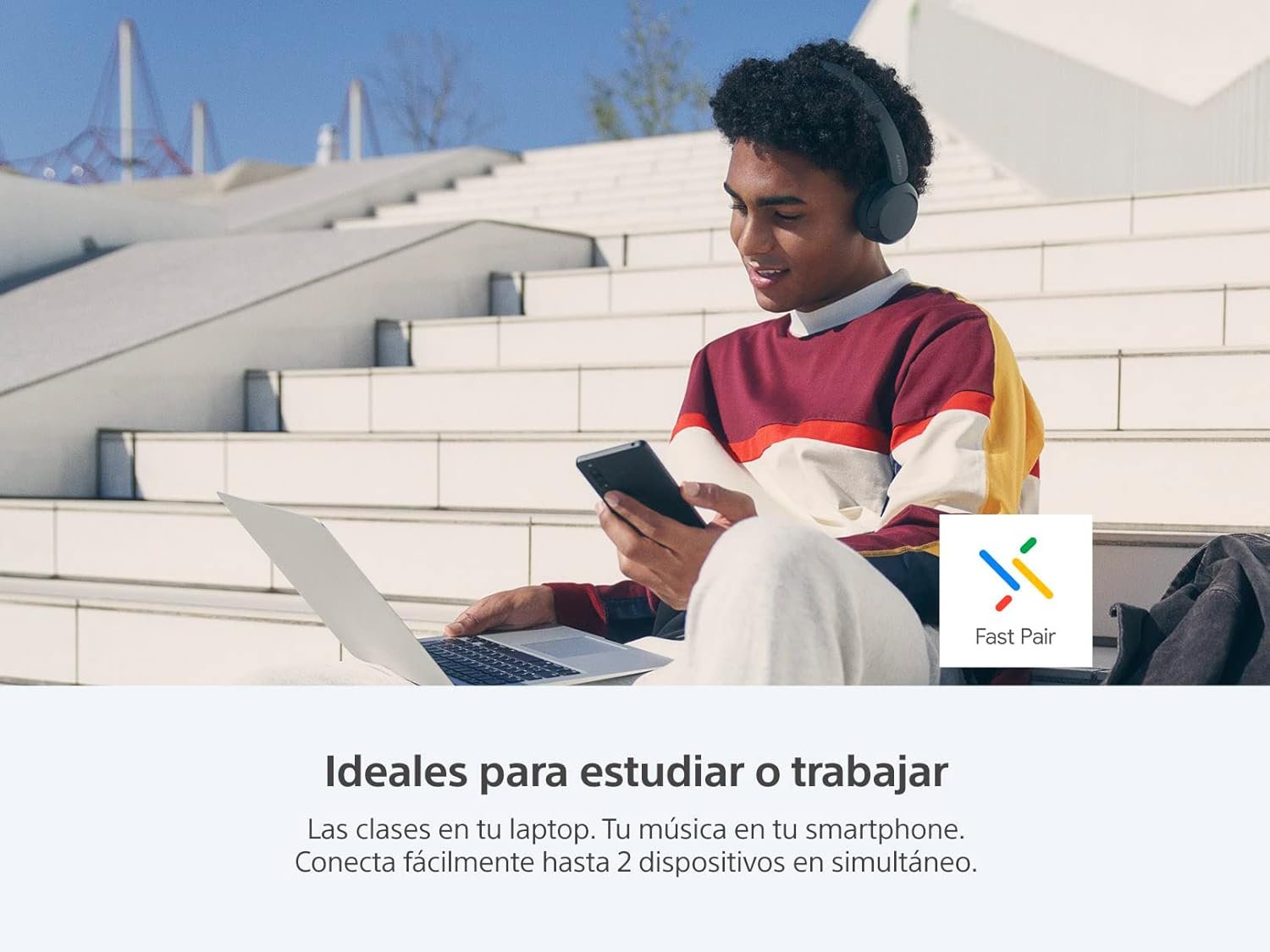 Sony WH-CH520: Ultimate Wireless On-Ear Headphones with 50H Battery - Image 8