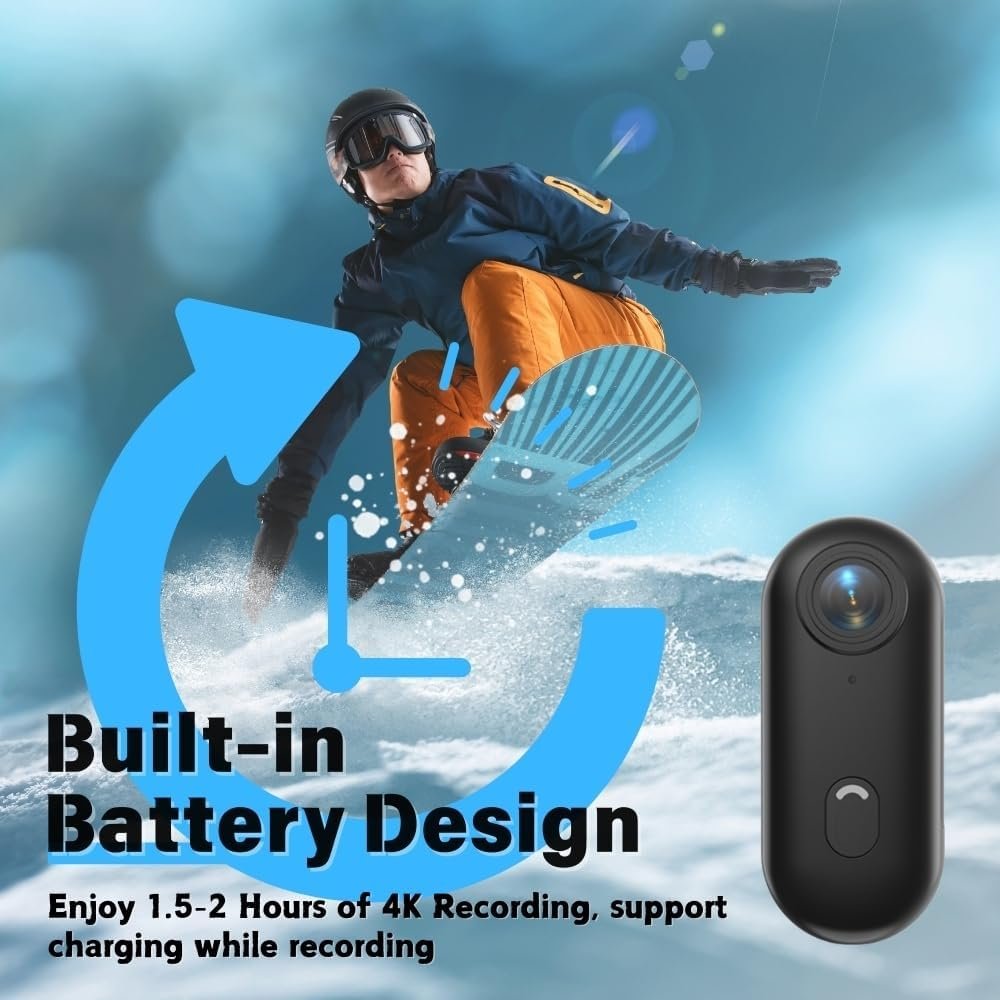 Capture Every Moment: 128G 4K Wearable Body Camera! - Image 5