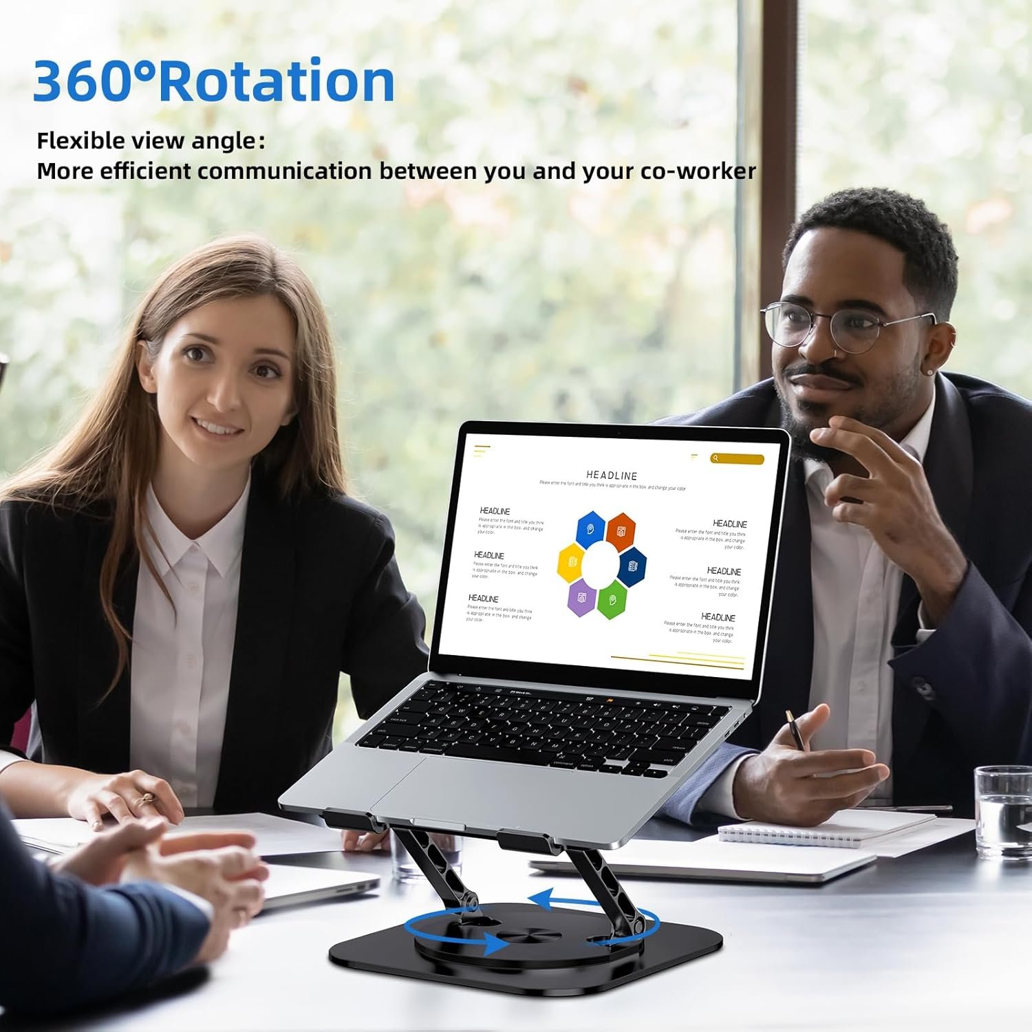 Transform Your Workspace: MCHOSE Ergonomic Laptop Stand! - Image 3