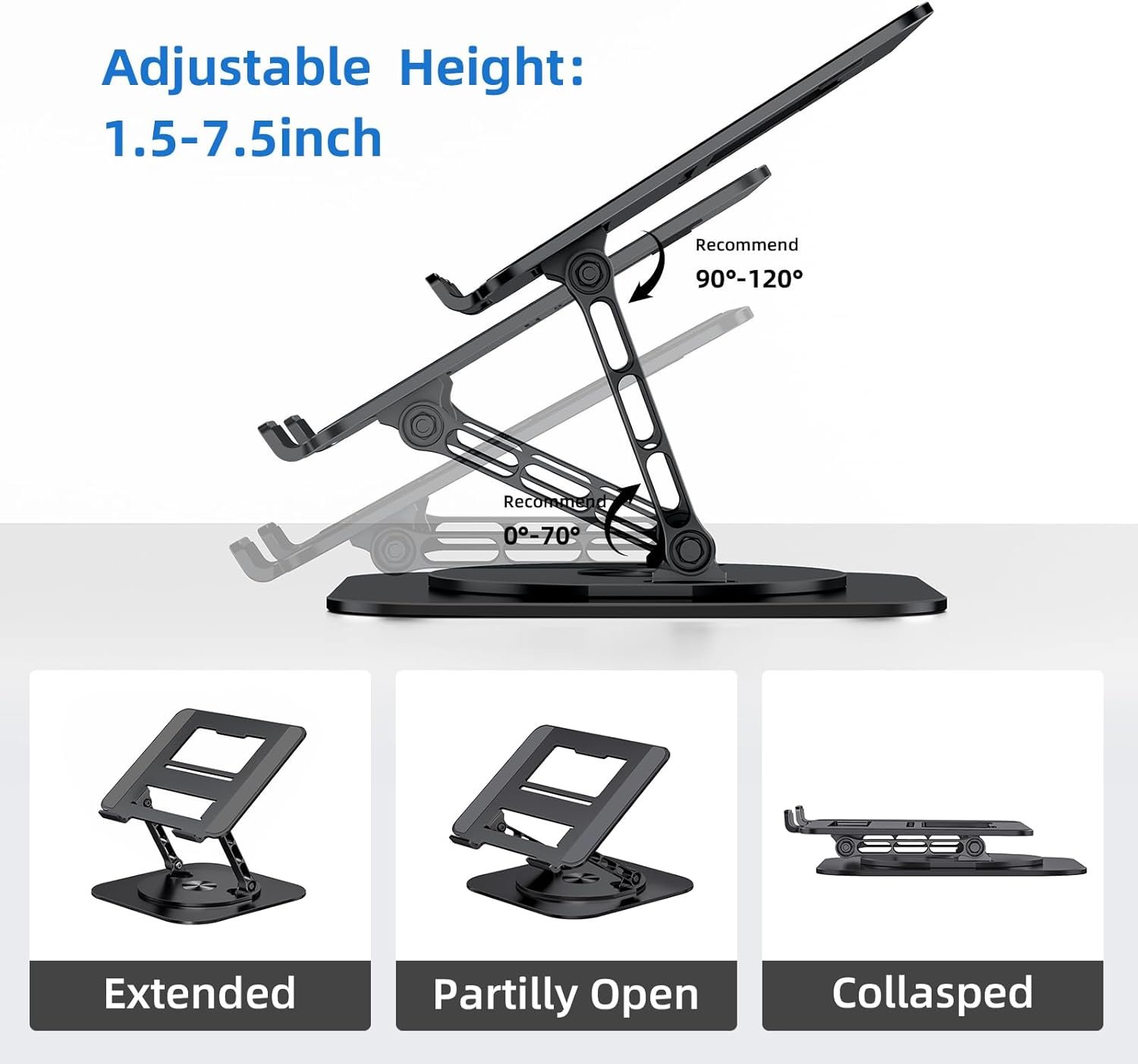 Transform Your Workspace: MCHOSE Ergonomic Laptop Stand! - Image 4