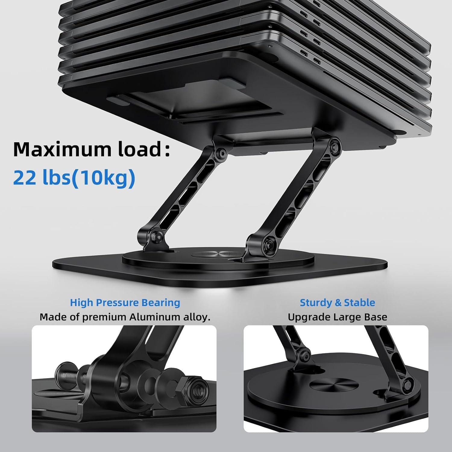 Transform Your Workspace: MCHOSE Ergonomic Laptop Stand! - Image 6