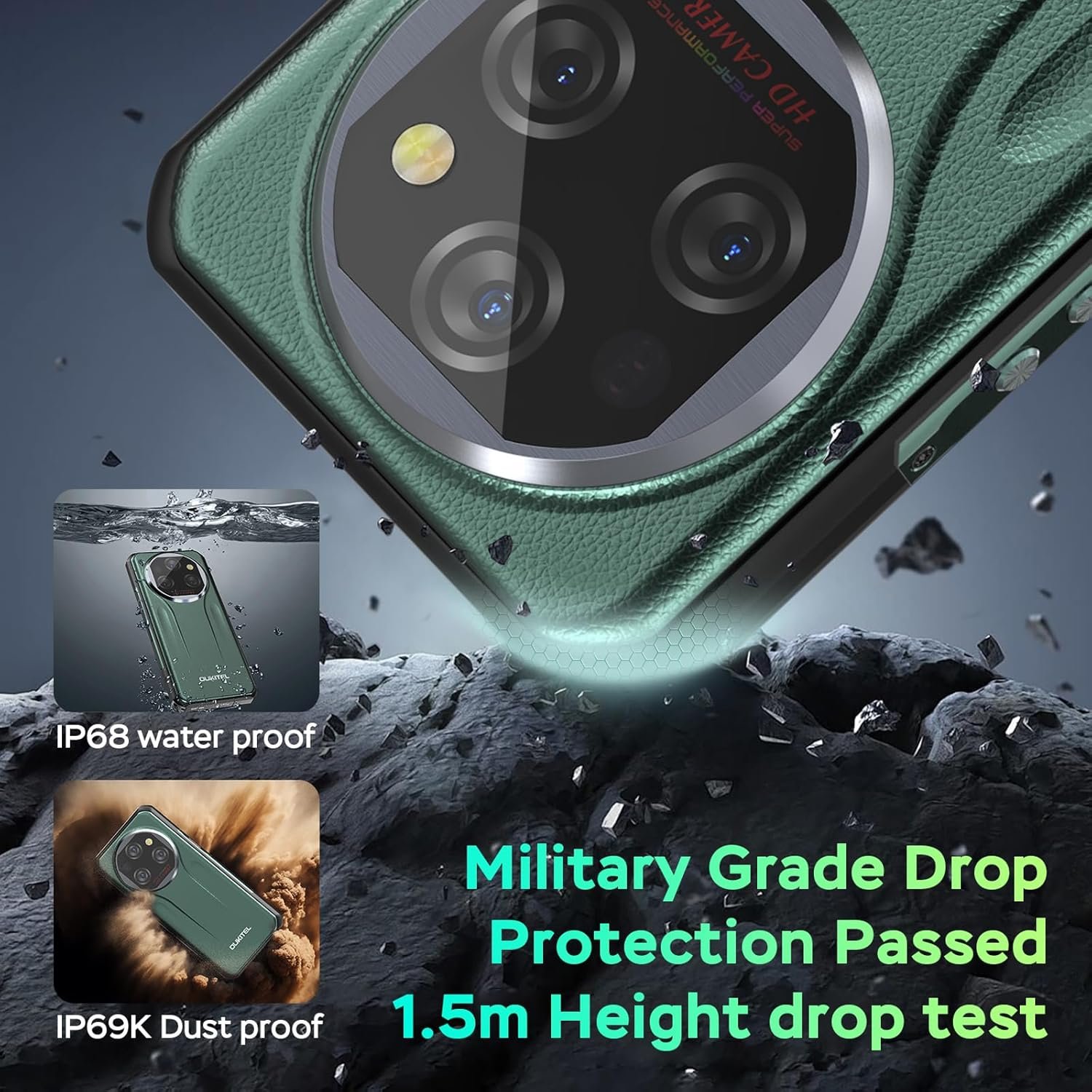 OUKITEL WP39: Ultimate 5G Rugged Phone with 11000mAh Battery! - Image 7