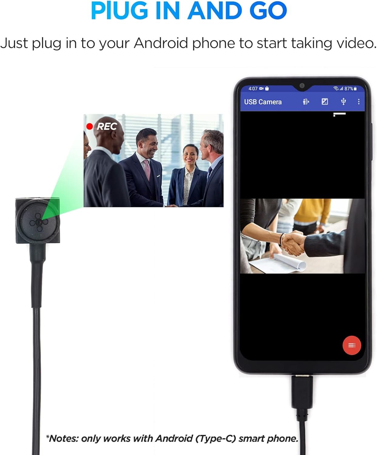 Capture Life: 1080P Button Camera for Android On-the-Go! - Image 4