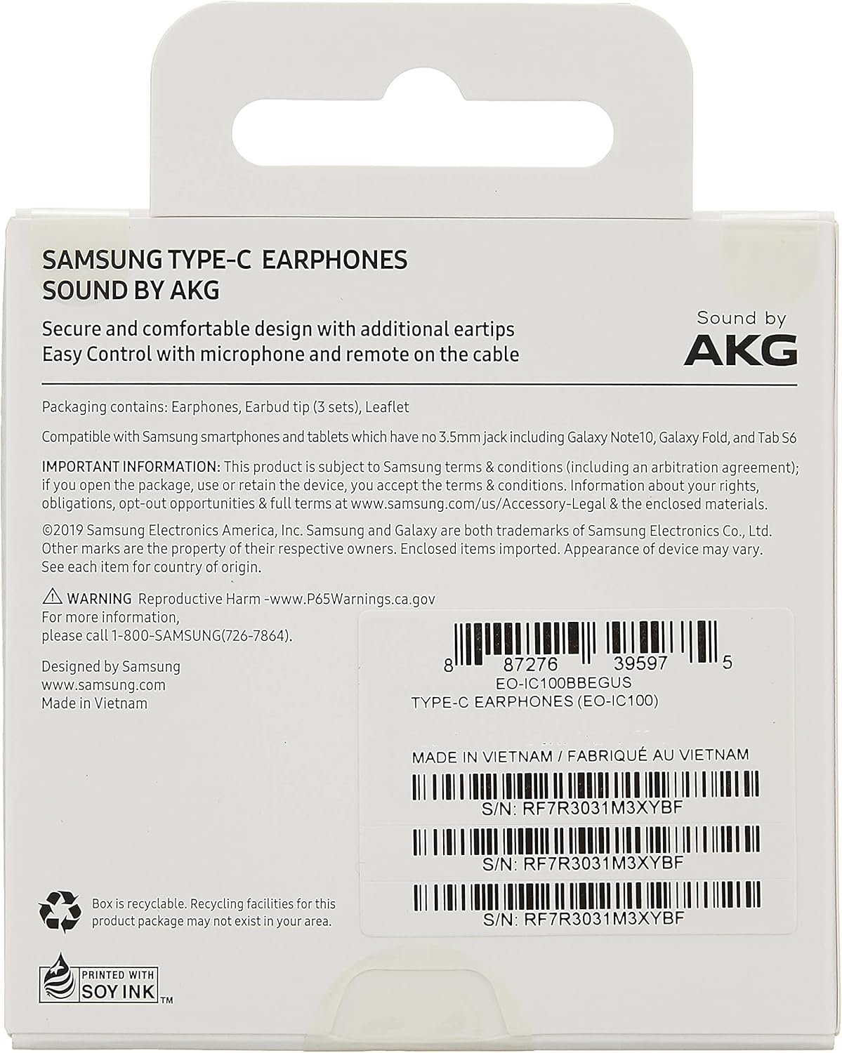 Unleash Sound: SAMSUNG Type-C Earphones in Sleek Black! - Image 6