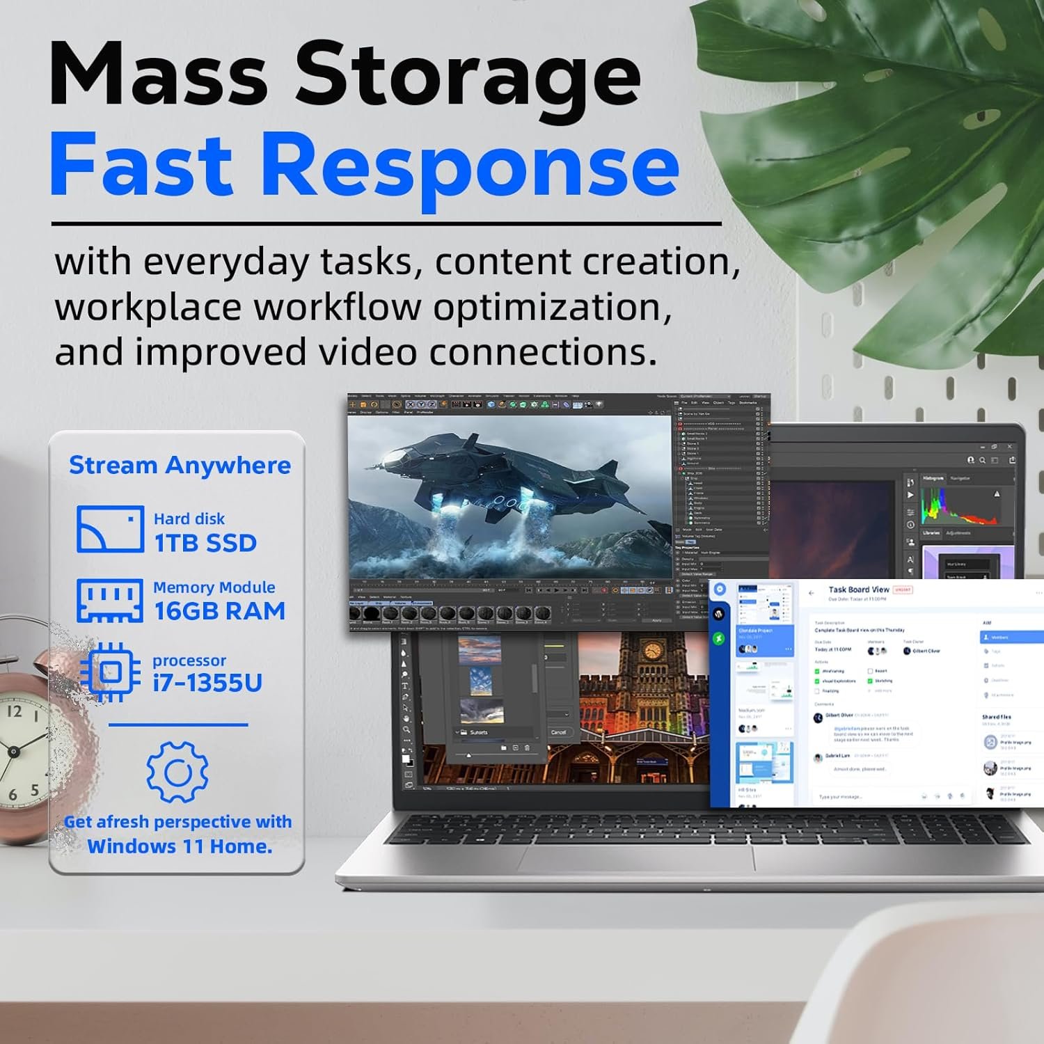 Unlock Efficiency: Dell Inspiron 15.6" FHD i7 Laptop & DVD Drive - Image 3