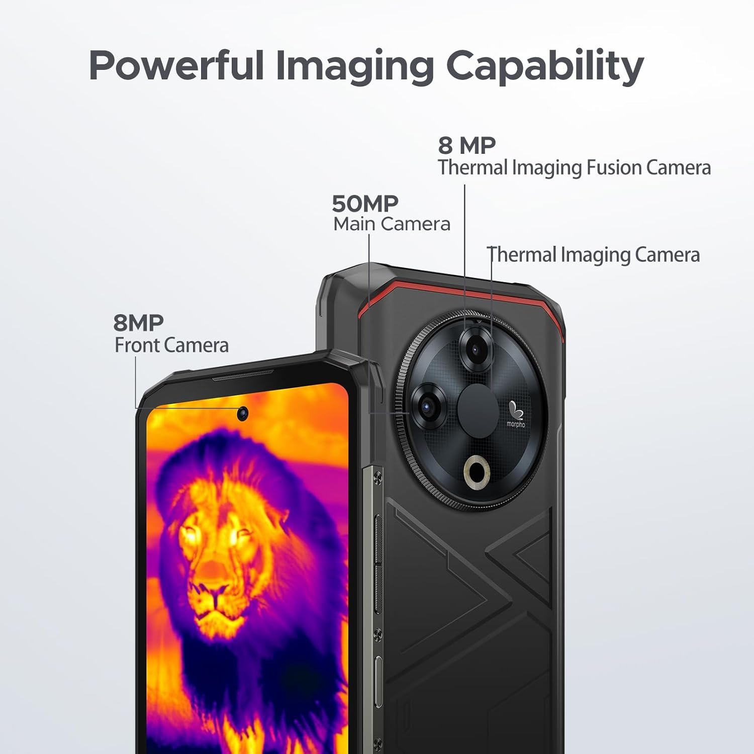 DOOGEE Fire 6: Rugged Smartphone with Thermal Camera & 50MP AI - Image 6