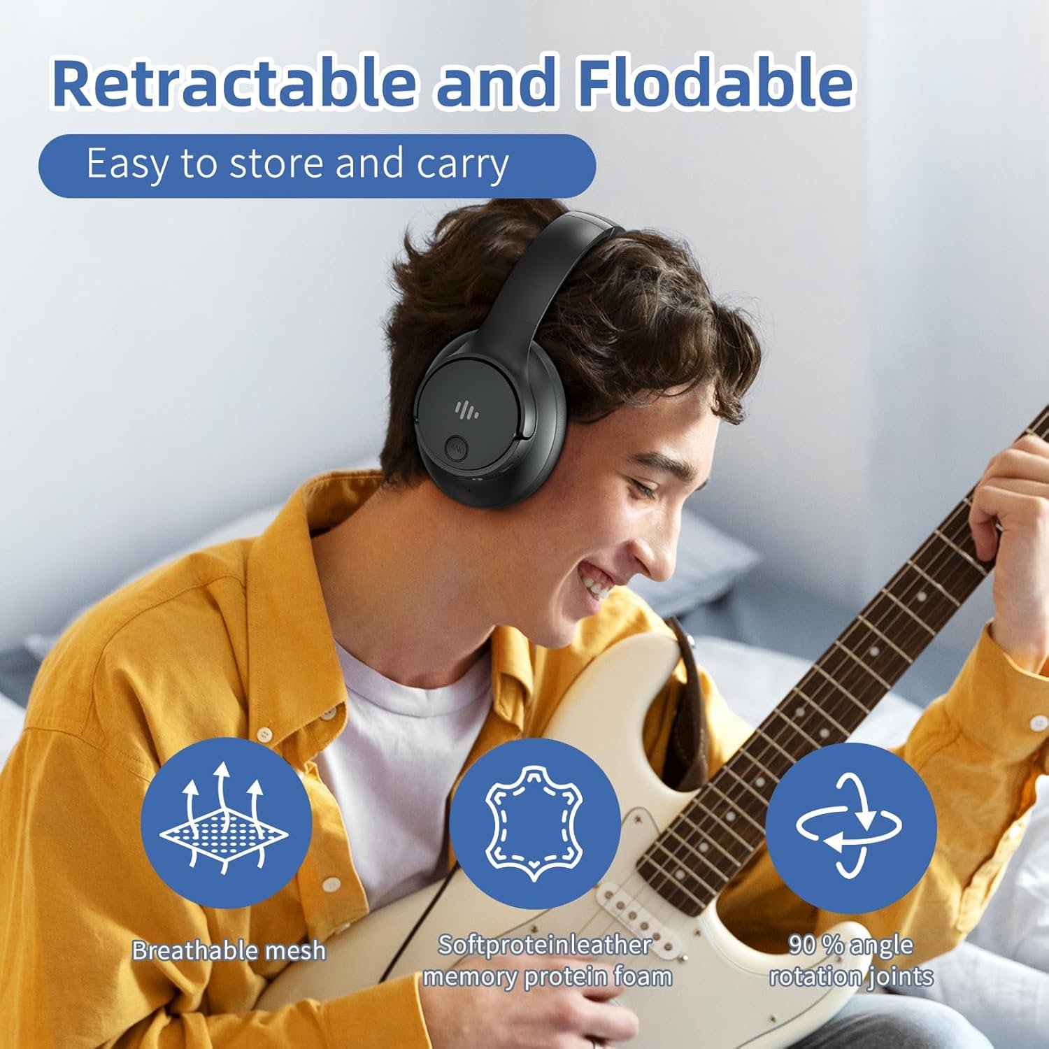 Ultimate Active Noise Cancelling Headphones: 70H Playtime, Hi-Res! - Image 6