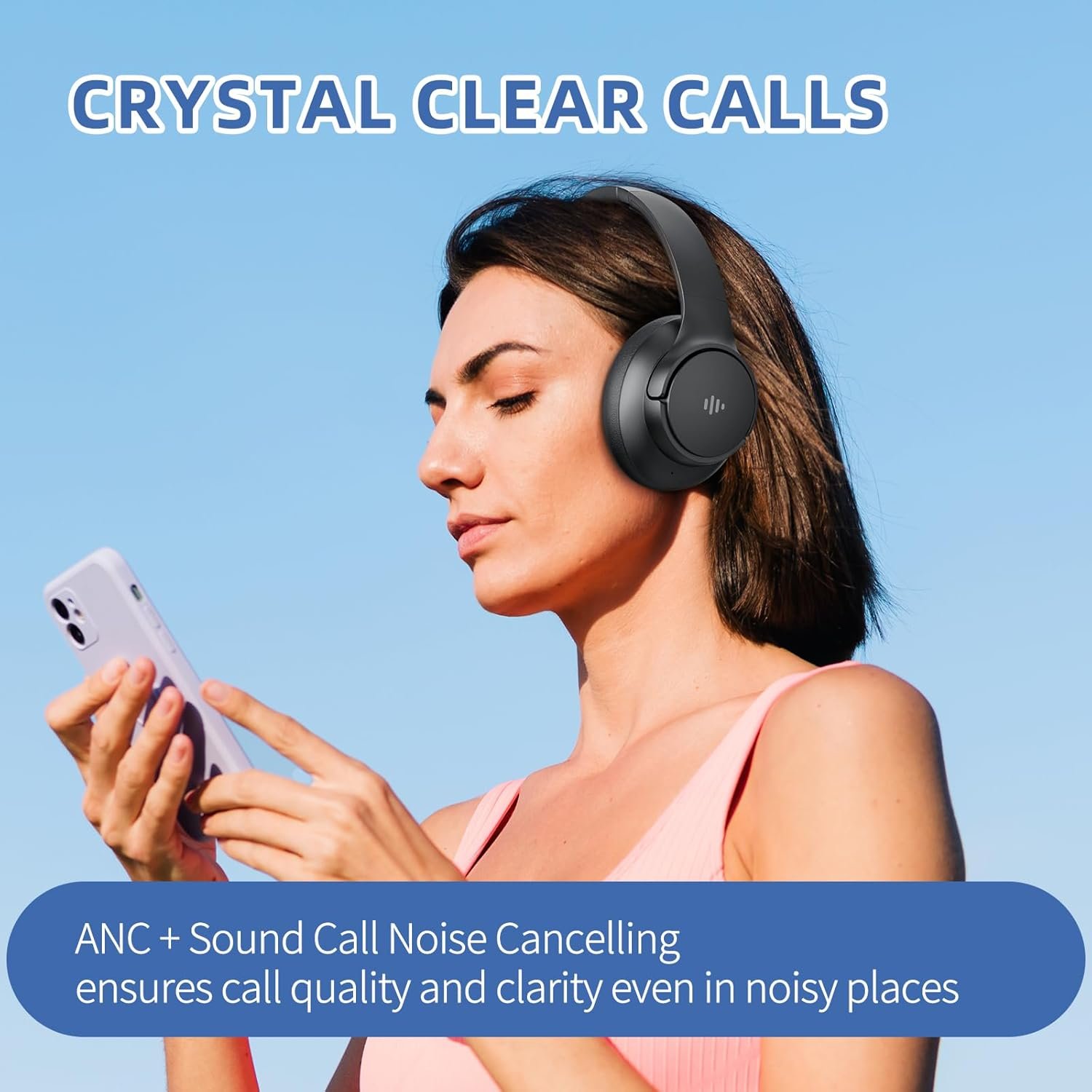 Ultimate Active Noise Cancelling Headphones: 70H Playtime, Hi-Res! - Image 10