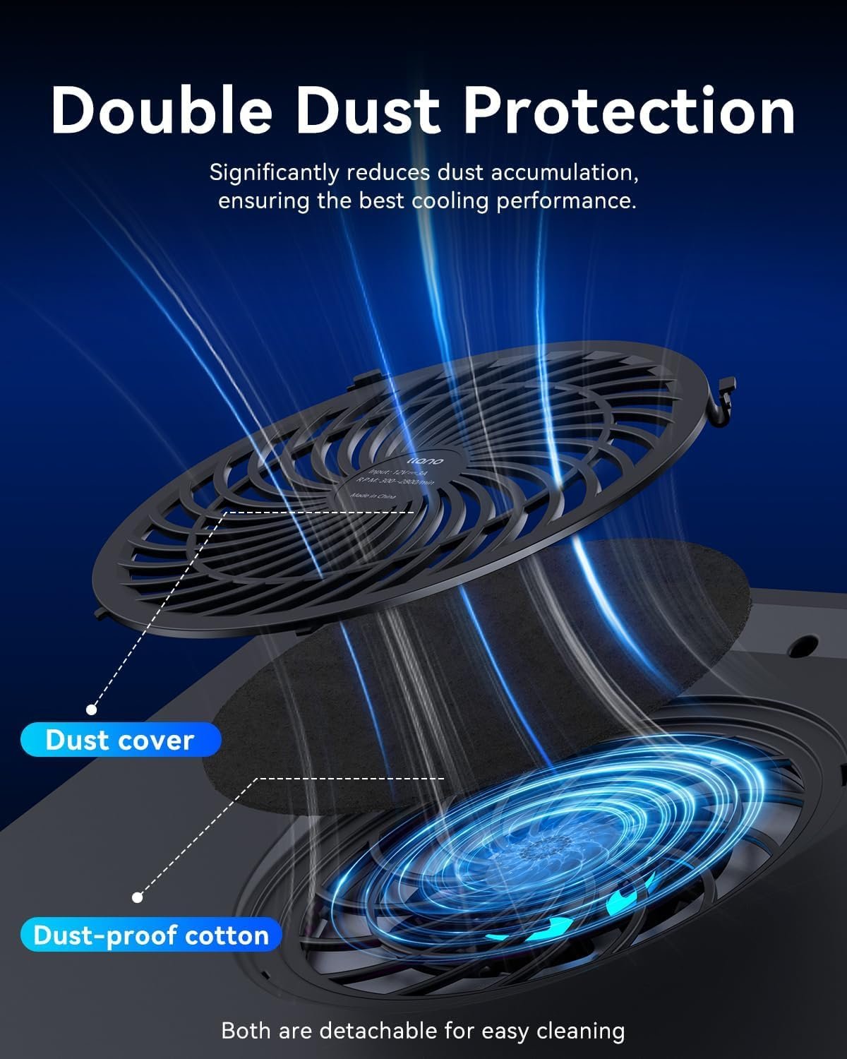 Boost Your Game: Llano V12 RGB Laptop Cooler with Turbo Fan! - Image 7