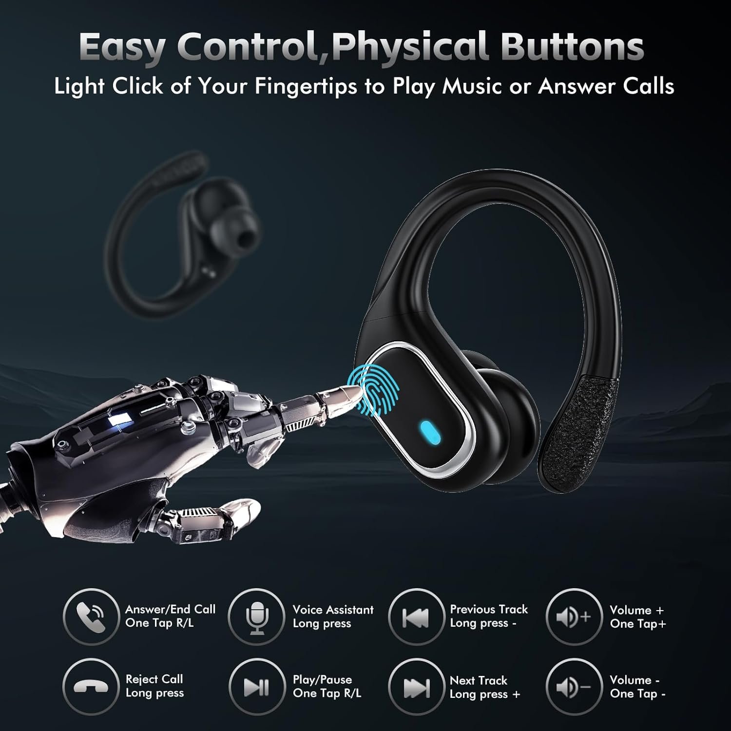 Ultimate Wireless Earbuds: 80H Playback & IPX7 Waterproof! - Image 7