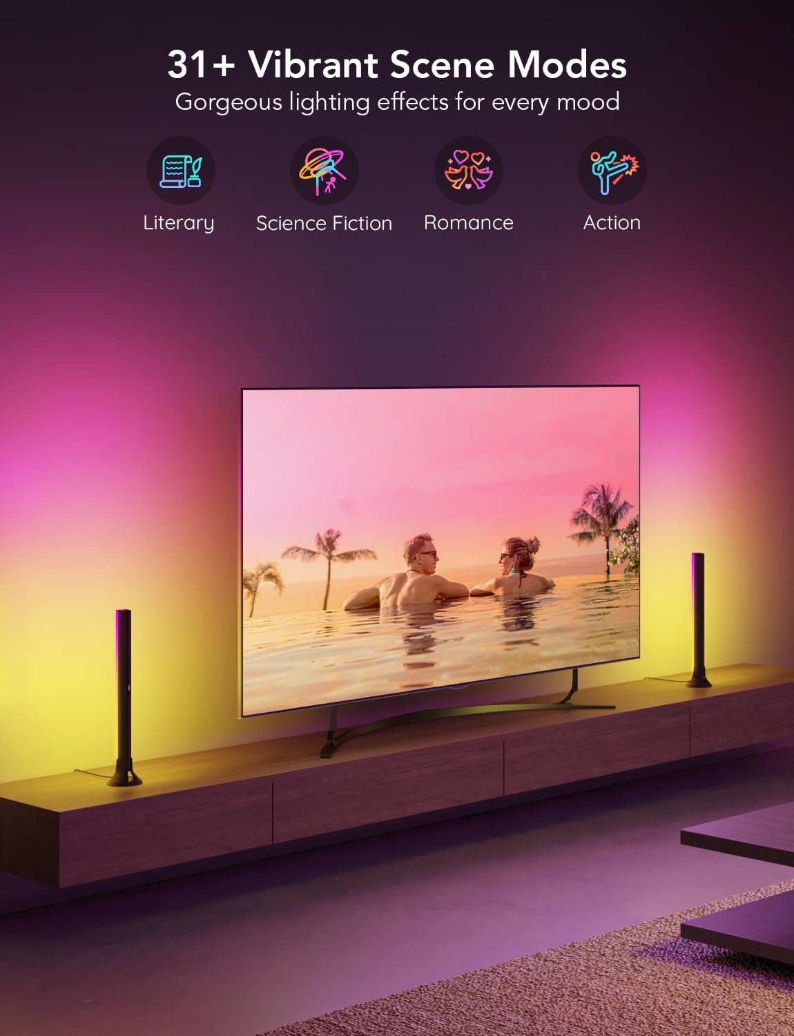 Transform Your TV Viewing: Govee RGBIC Light Bars Magic! - Image 6
