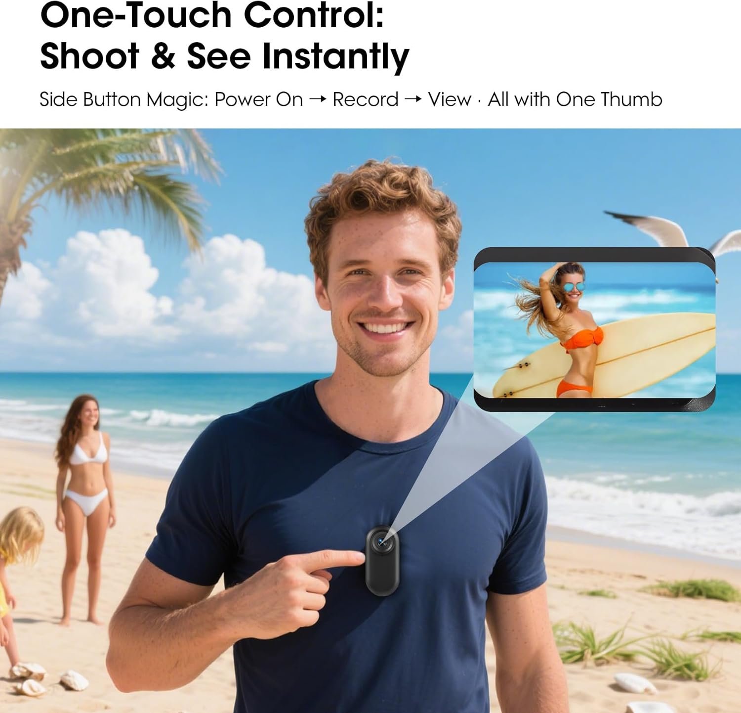 64GB Mini Body Camera: 1080P Action Cam for Every Adventure! - Image 6