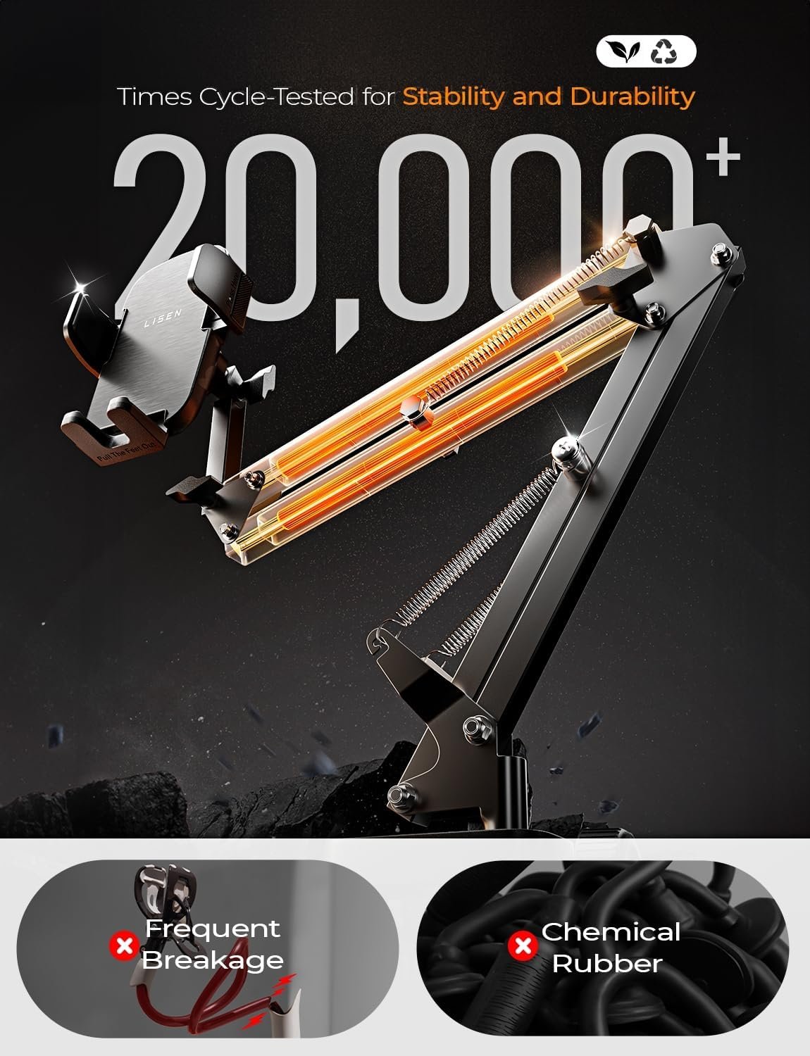 Upgrade Your Setup: LISEN Gooseneck Phone Holder for All! - Image 3