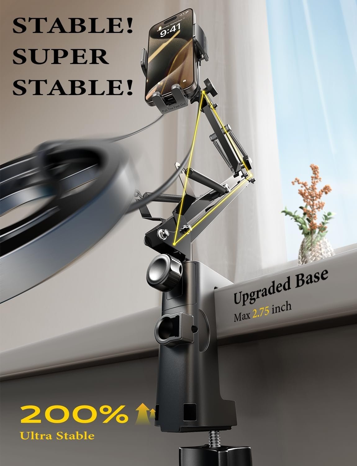 Upgrade Your Setup: LISEN Gooseneck Phone Holder for All! - Image 6