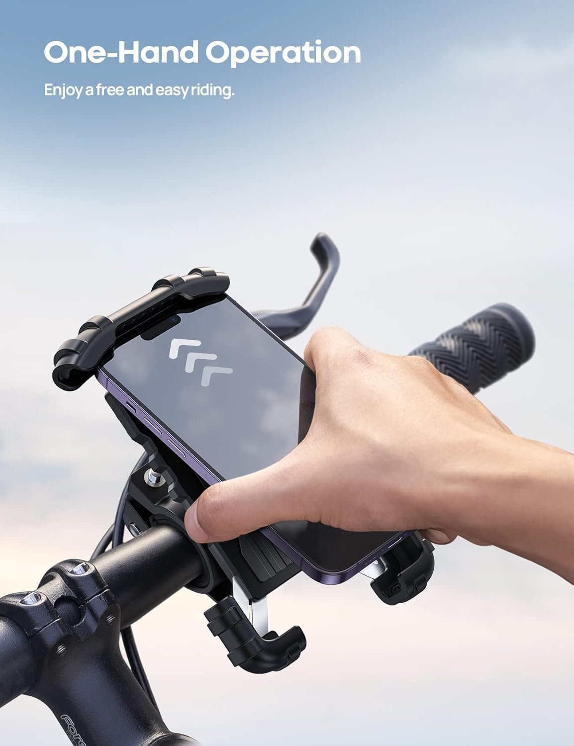 Secure Your Ride: Lamicall Bike Phone Holder for All Smartphones! - Image 3