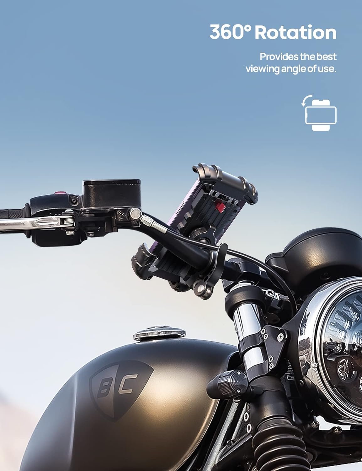 Secure Your Ride: Lamicall Bike Phone Holder for All Smartphones! - Image 5