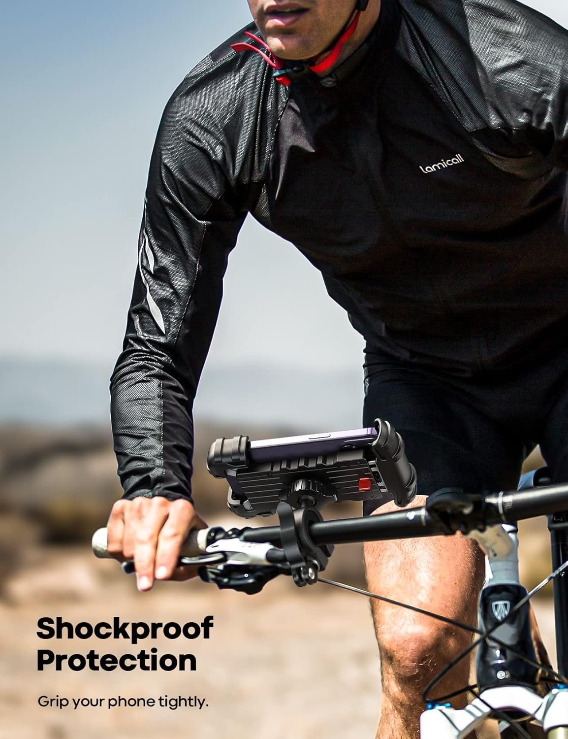 Secure Your Ride: Lamicall Bike Phone Holder for All Smartphones! - Image 6