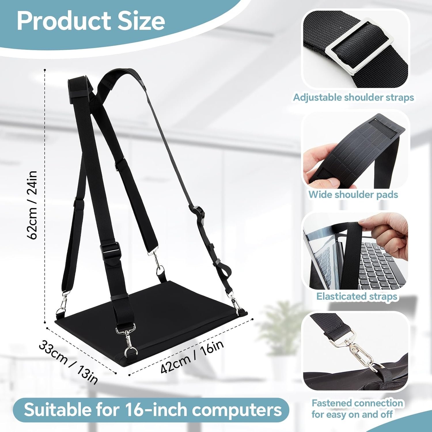 Revolutionize Your Walk: Laptop Harness for On-the-Go Creativity! - Image 3