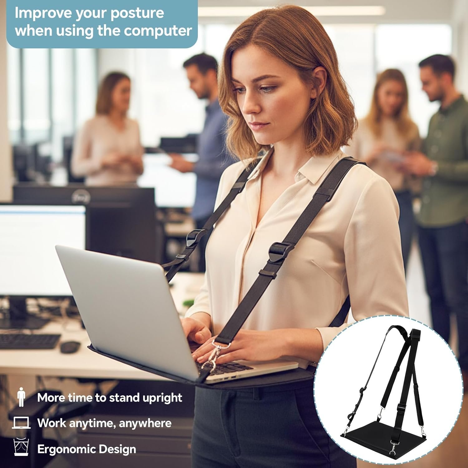 Revolutionize Your Walk: Laptop Harness for On-the-Go Creativity! - Image 4
