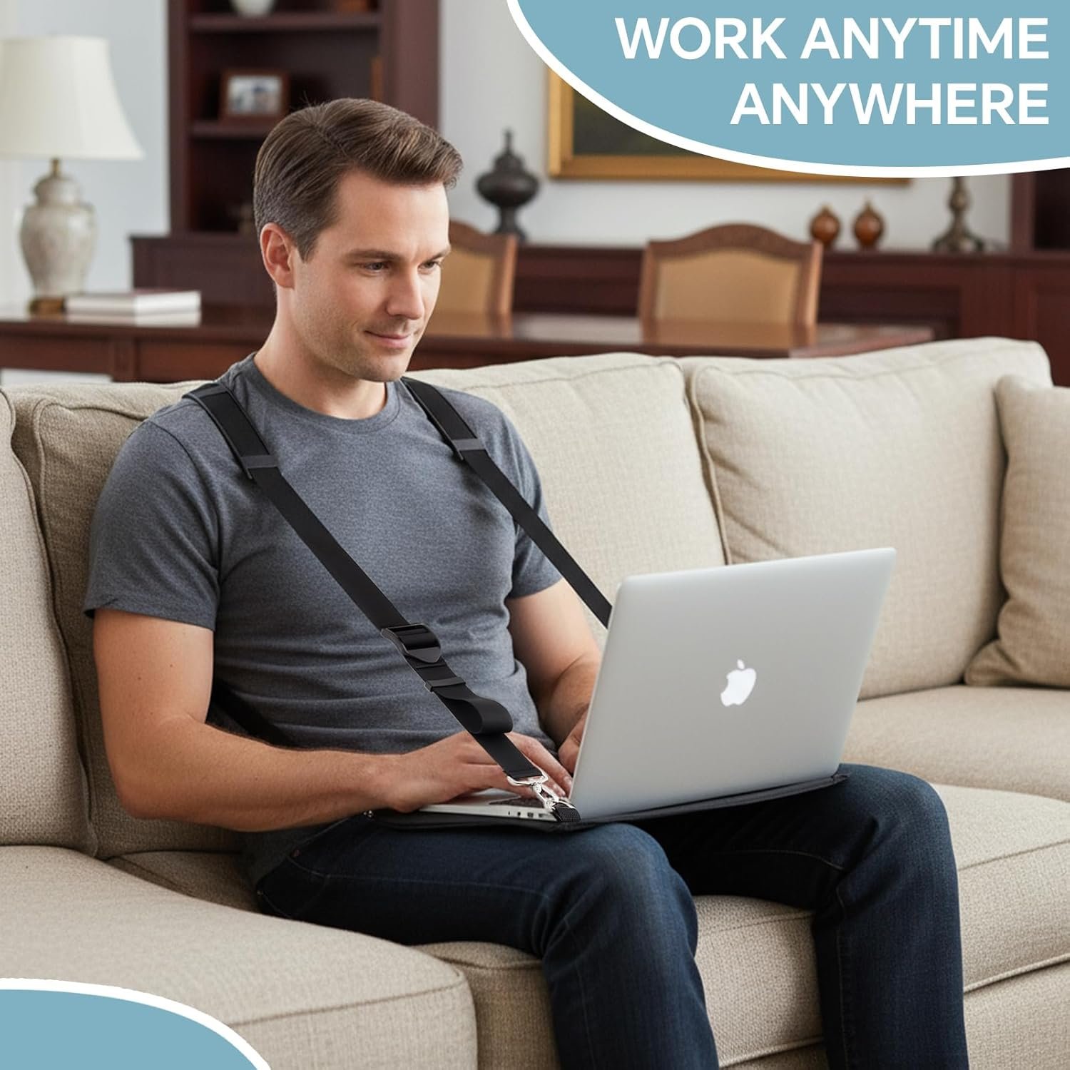 Revolutionize Your Walk: Laptop Harness for On-the-Go Creativity! - Image 6