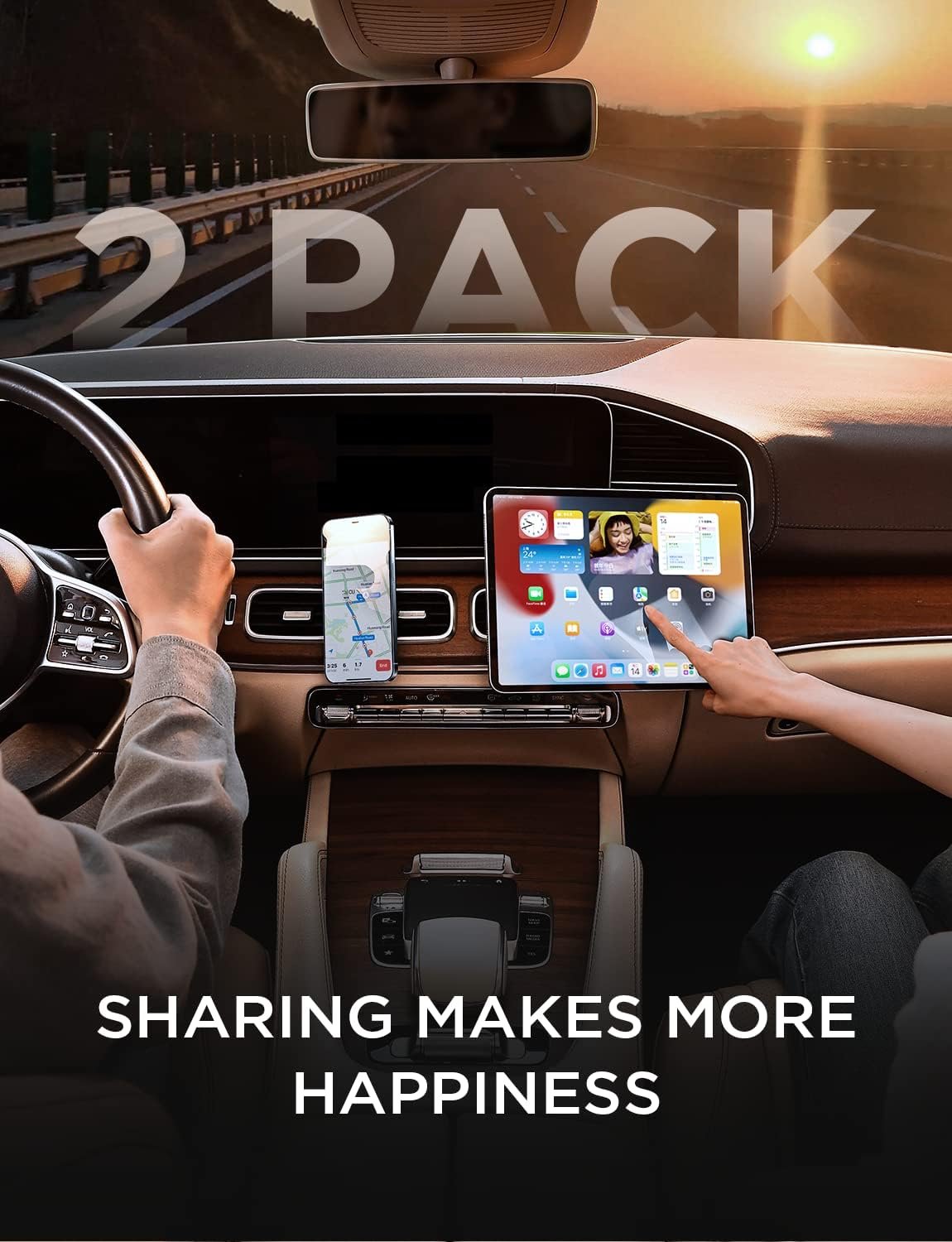 Secure Your Drive: LISEN Magnetic Phone Holder for Car - Image 3