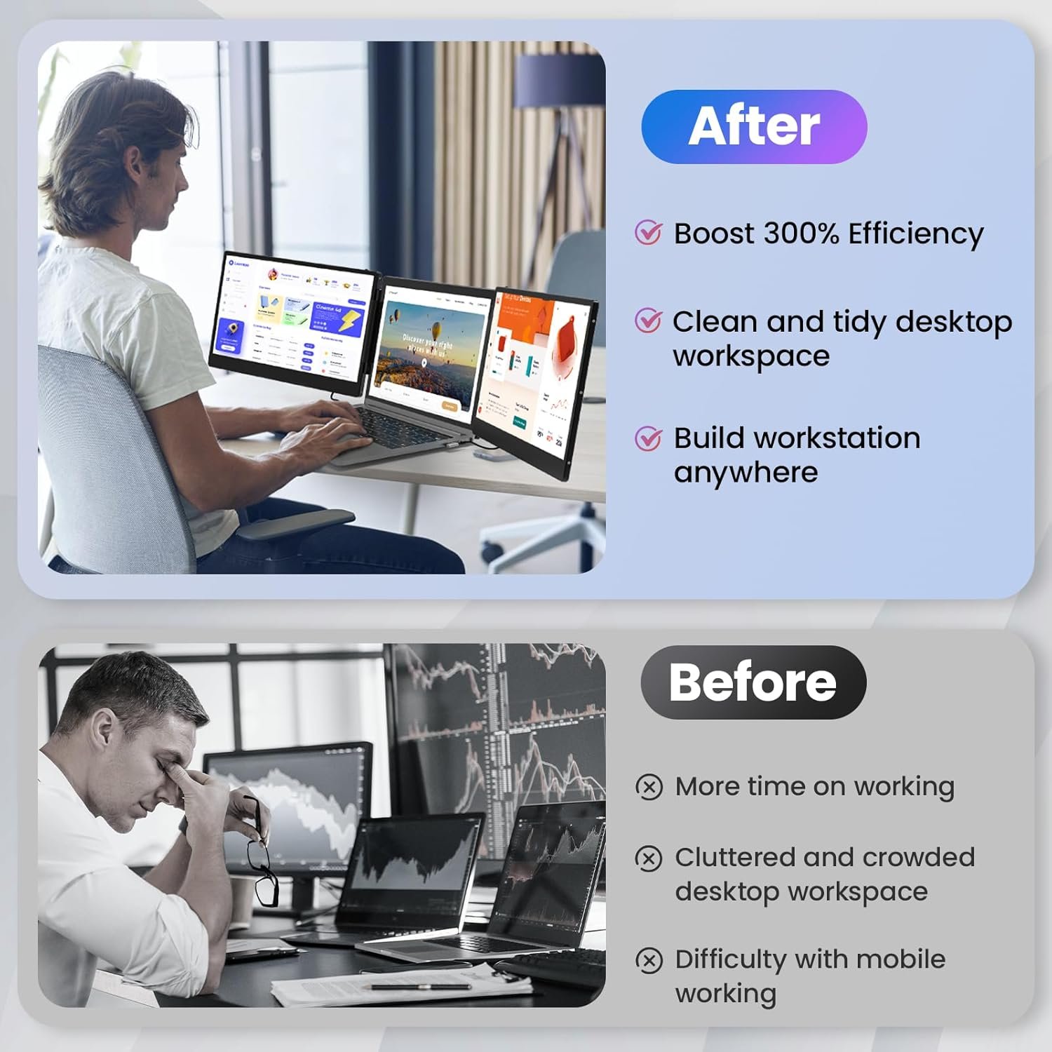 Unlock Dual Displays: 14" FHD Laptop Screen Extender! - Image 4