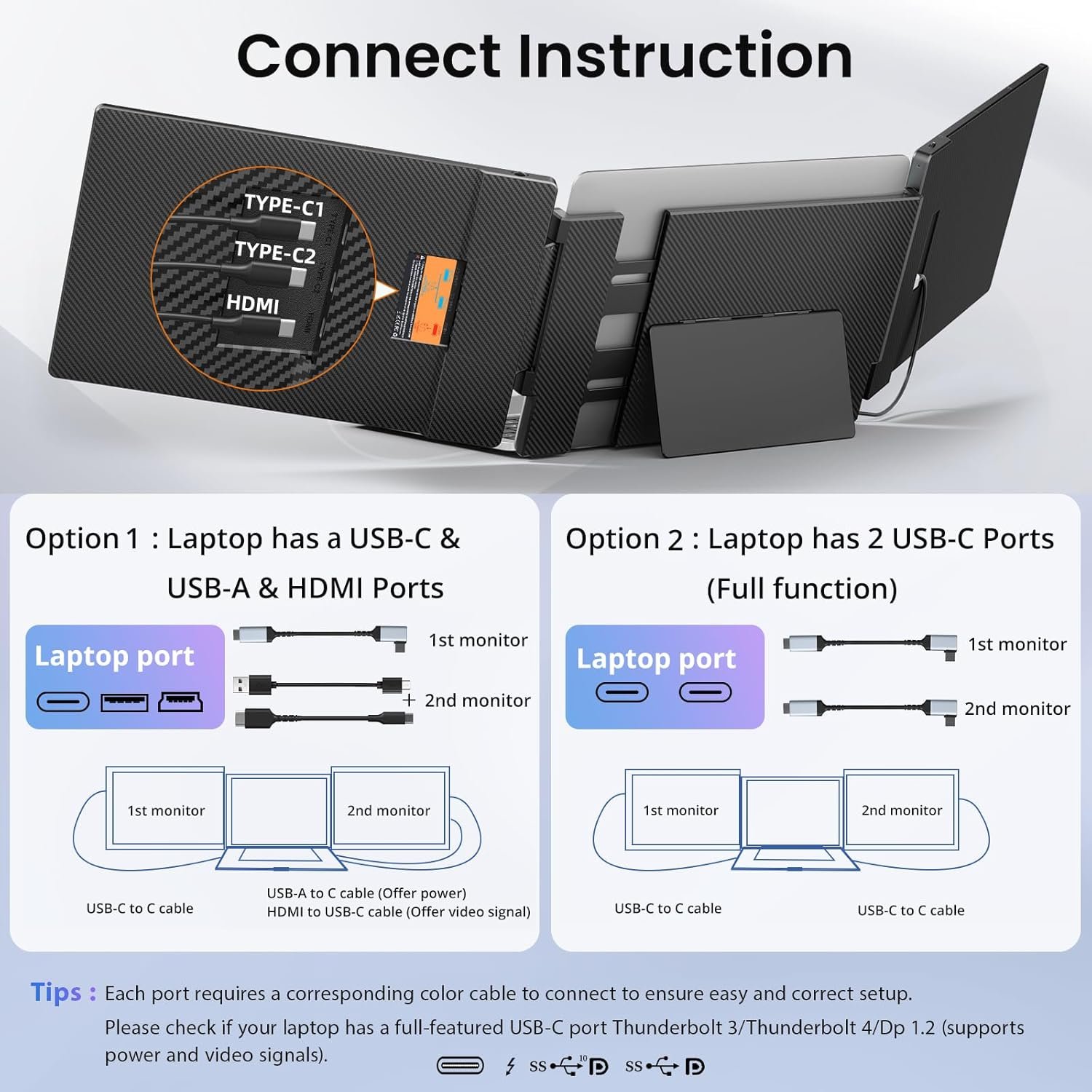 Unlock Dual Displays: 14" FHD Laptop Screen Extender! - Image 6