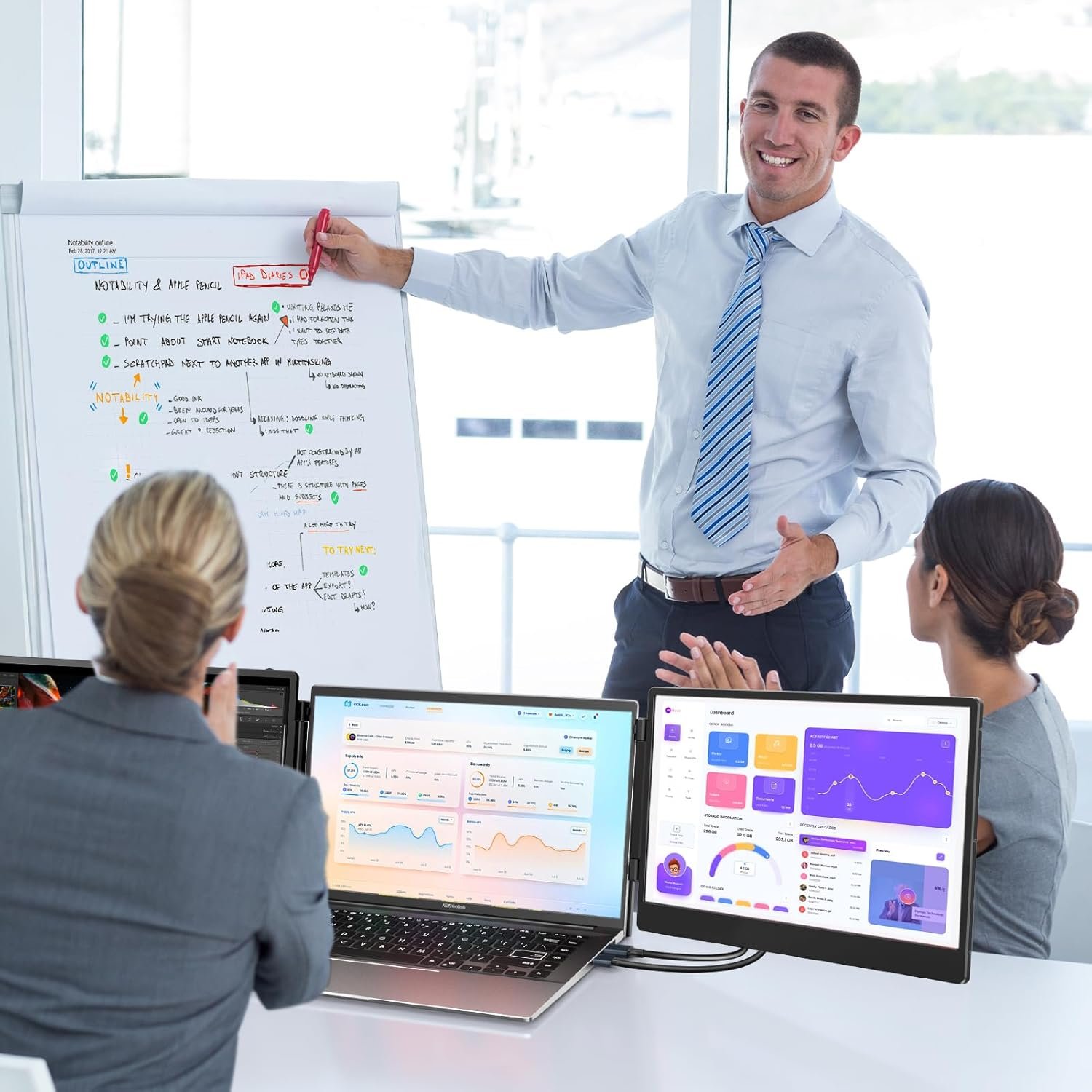 Unlock Dual Displays: 14" FHD Laptop Screen Extender! - Image 7