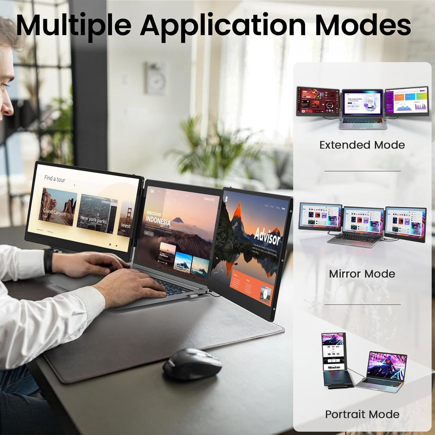 Unlock Dual Displays: 14" FHD Laptop Screen Extender! - Image 8