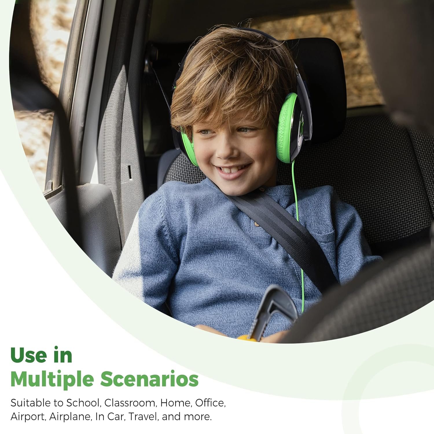 Rockpapa Comfort Kids Headphones: Lightweight & Fun for School! - Image 7