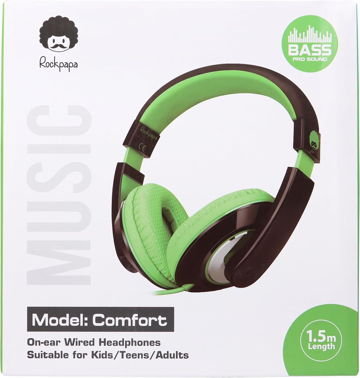 Rockpapa Comfort Kids Headphones: Lightweight & Fun for School! - Image 8