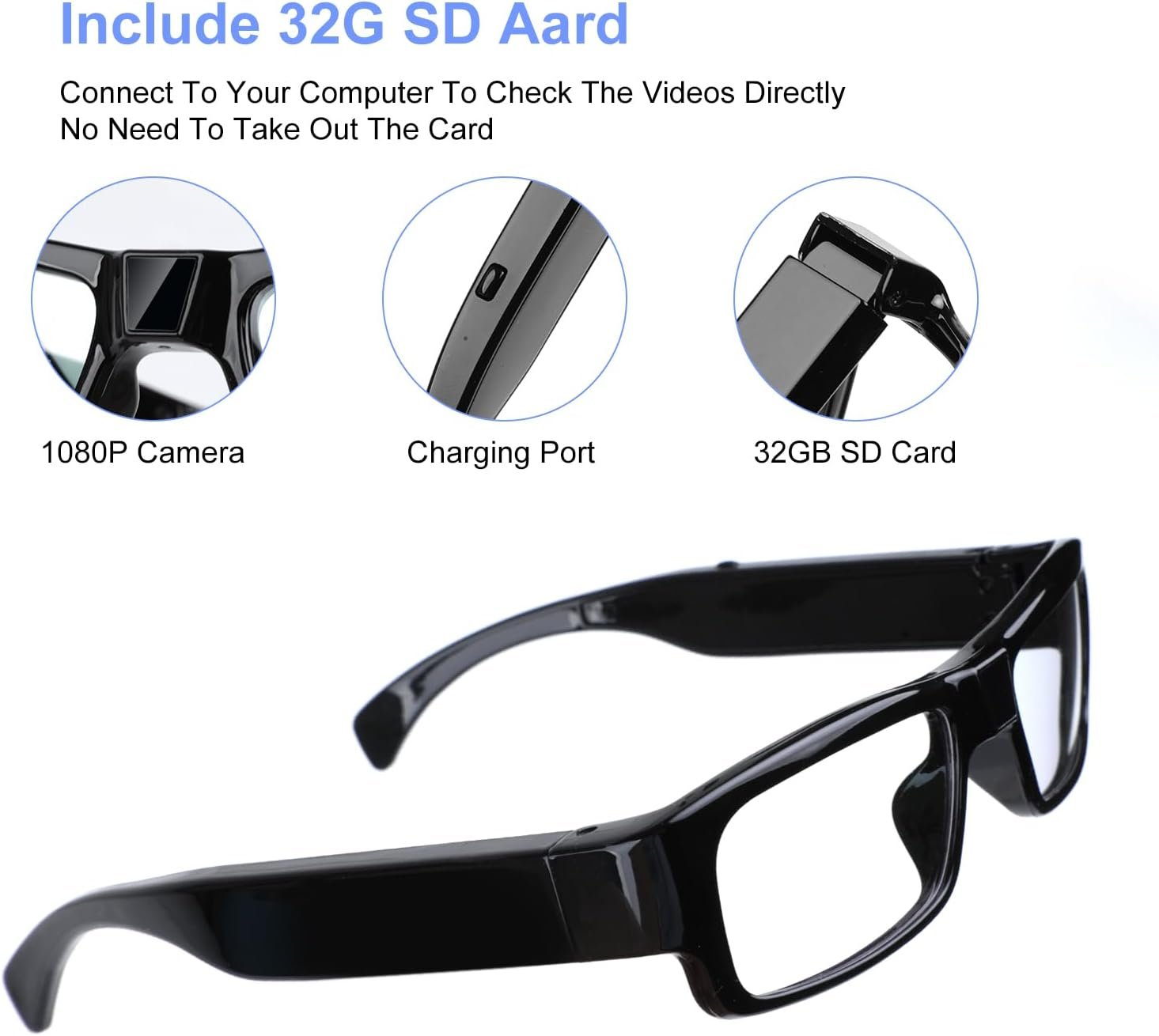 1080P HD Camera Glasses: Ultimate Sports & Adventure Companion! - Image 5