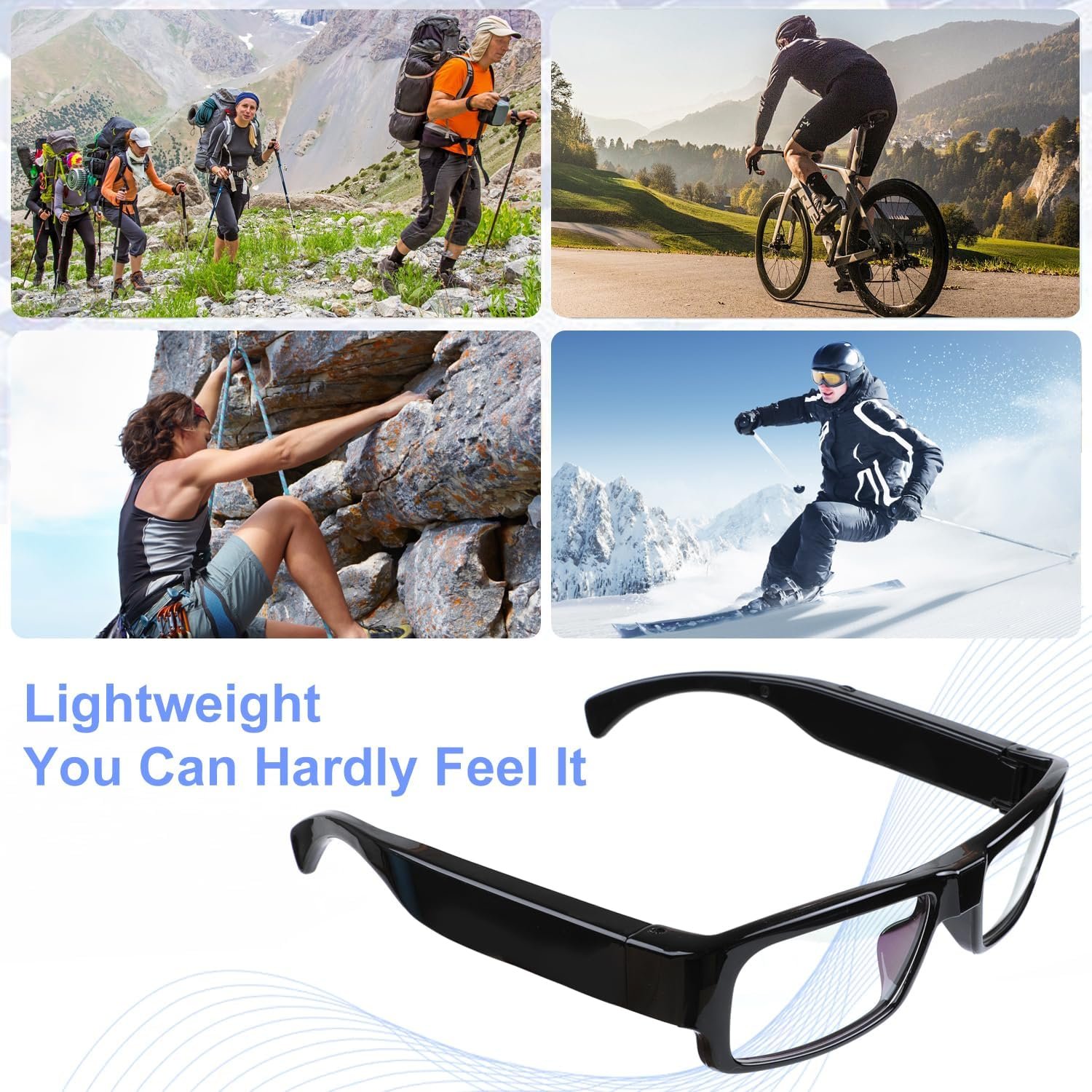1080P HD Camera Glasses: Ultimate Sports & Adventure Companion! - Image 6