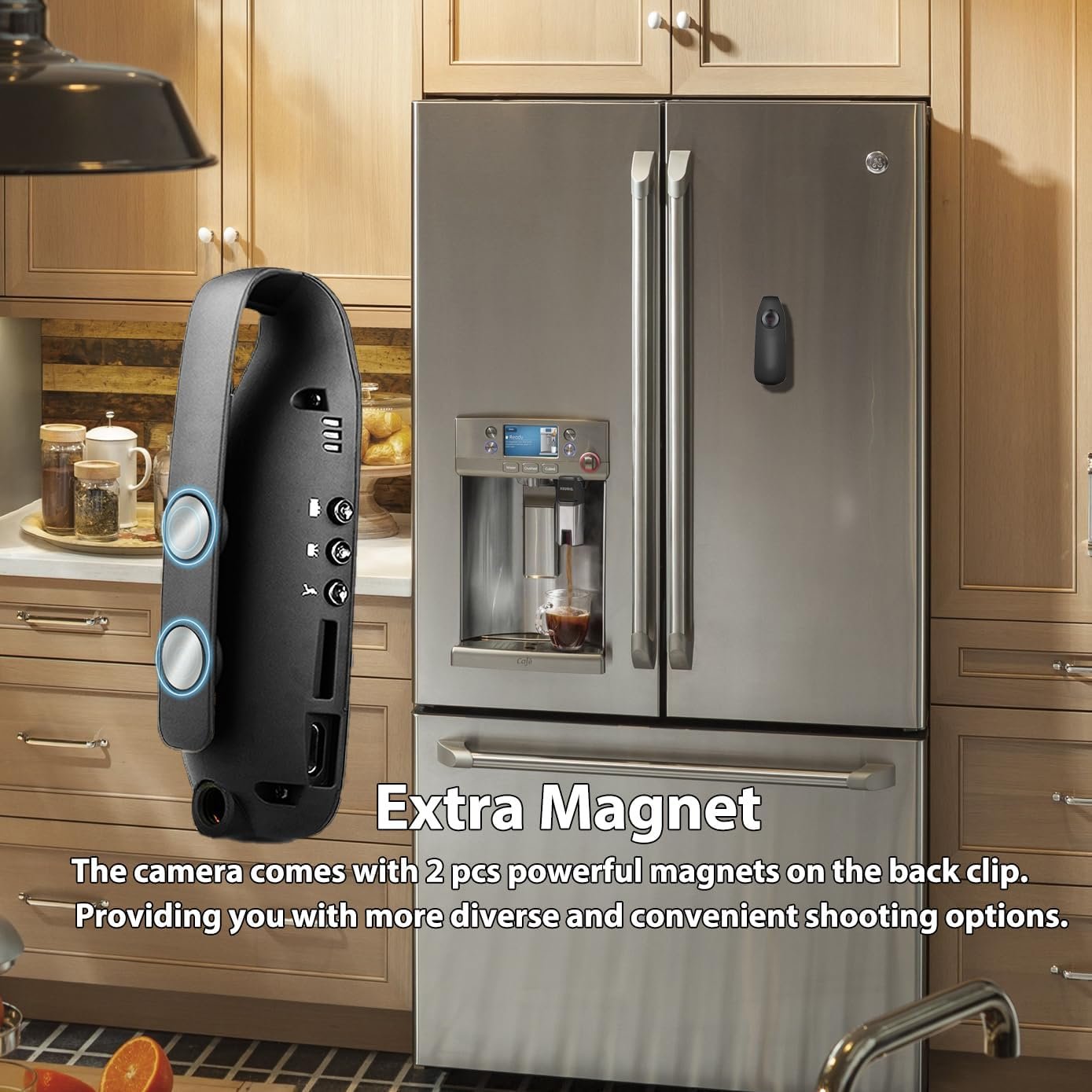 Mini Body Camera 1080P HD: Wearable & Magnetic Mount! - Image 4