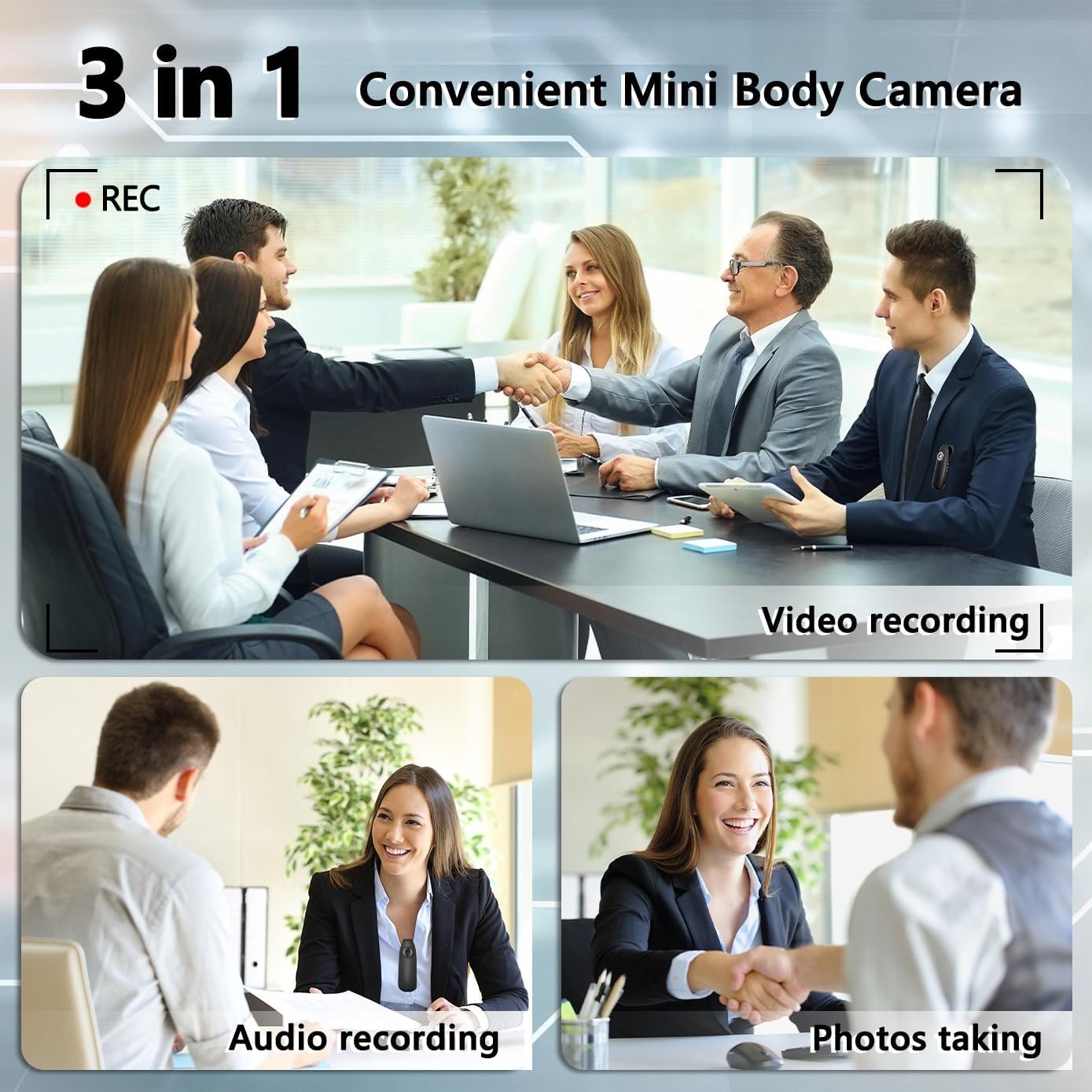 Mini Body Camera 1080P HD: Wearable & Magnetic Mount! - Image 6
