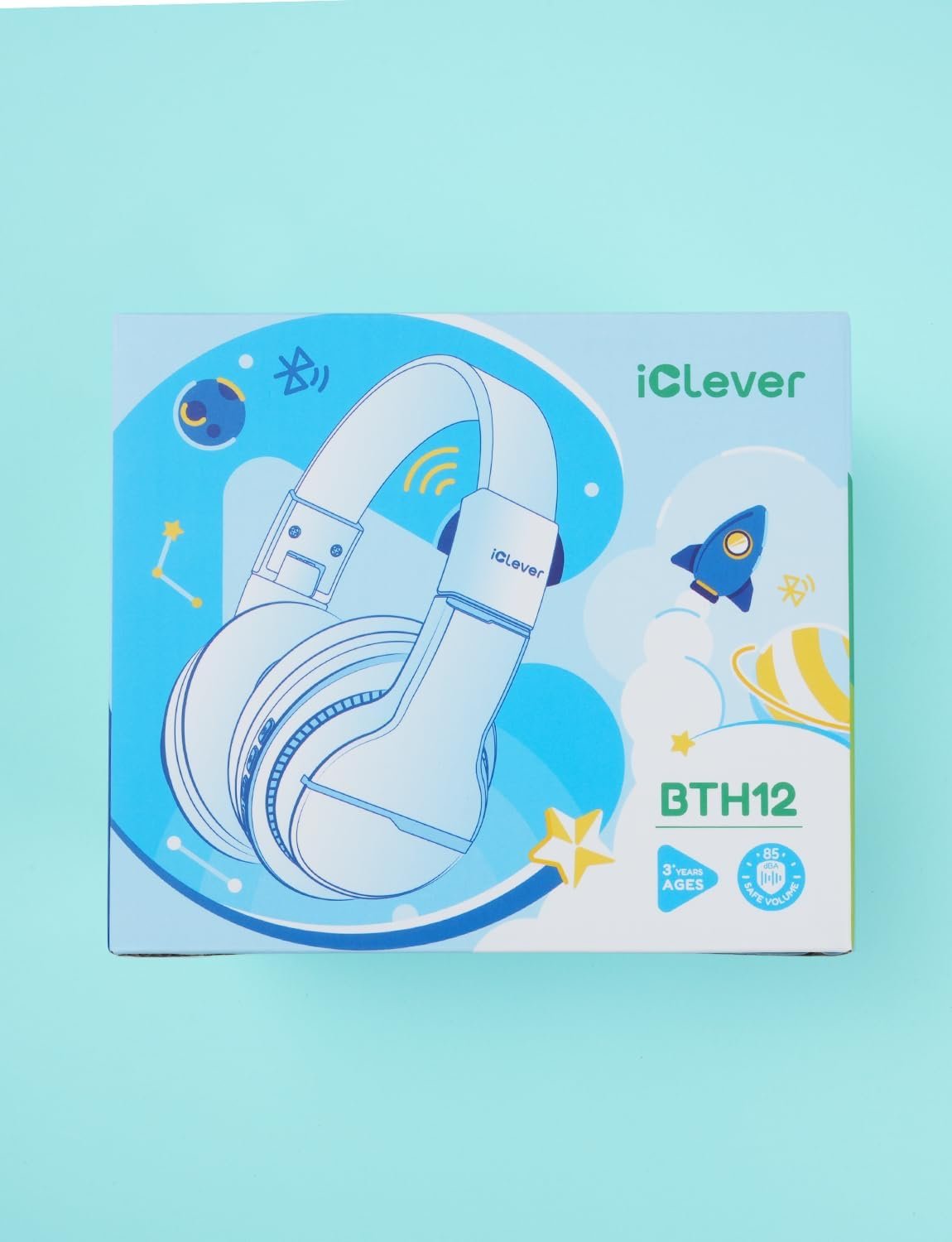 iClever BTH12 Kids Bluetooth Headphones: Fun, Safe & Stylish! - Image 12
