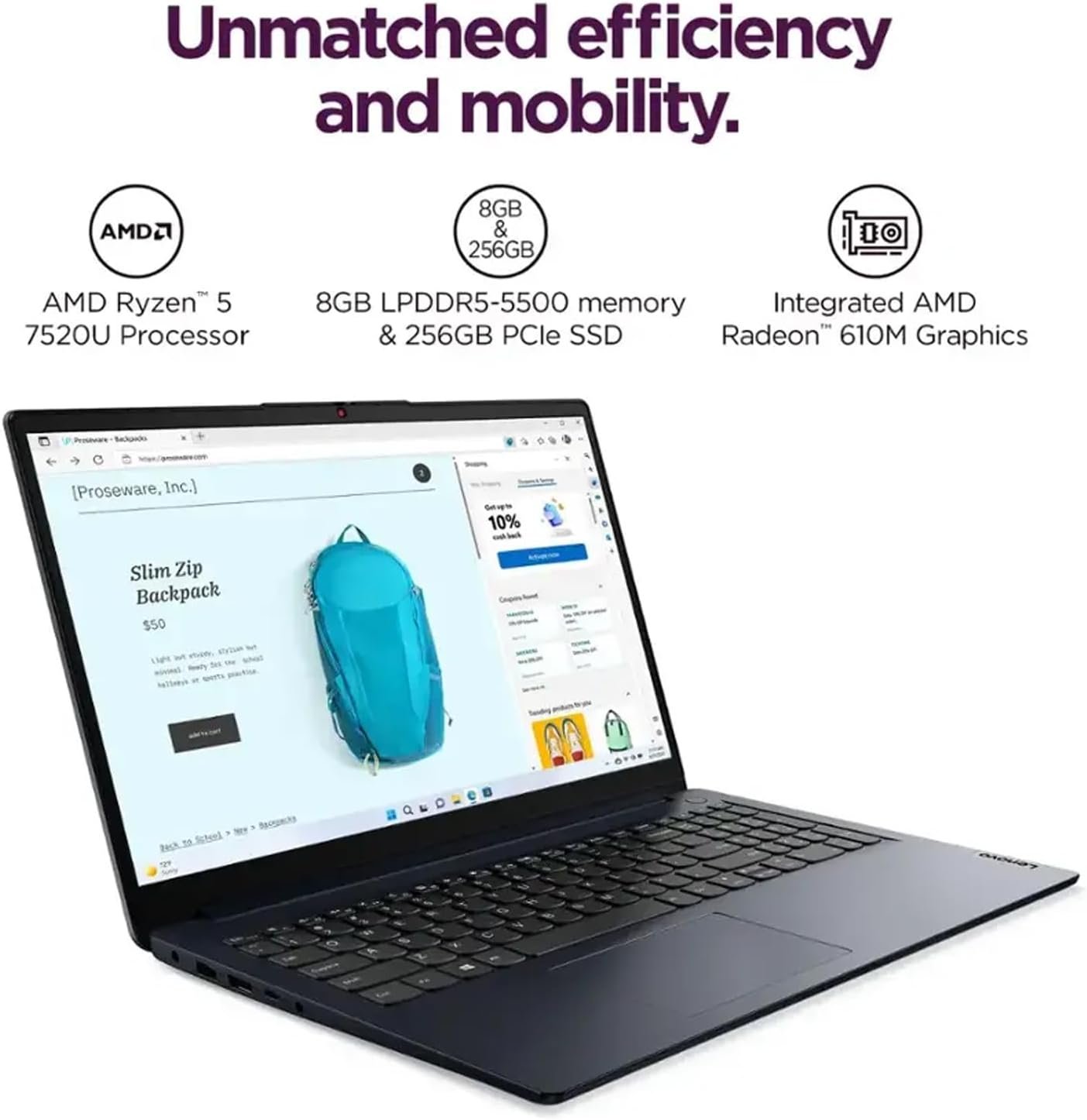 Lenovo IdeaPad 15.6" Touchscreen: Power & Style Unleashed! - Image 3